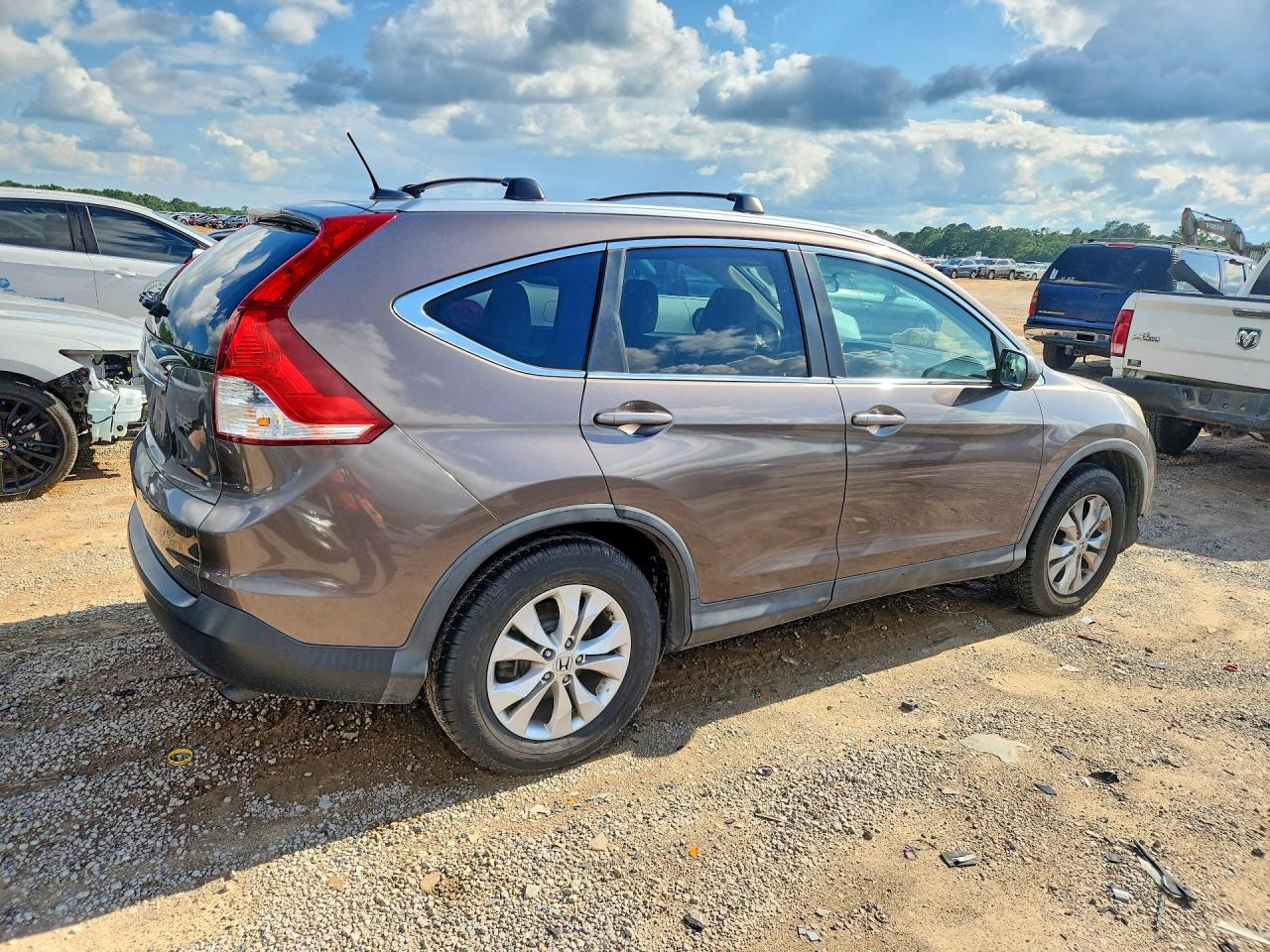 2013 Honda Cr-v Exl Gray vin: 5J6RM3H79DL018719