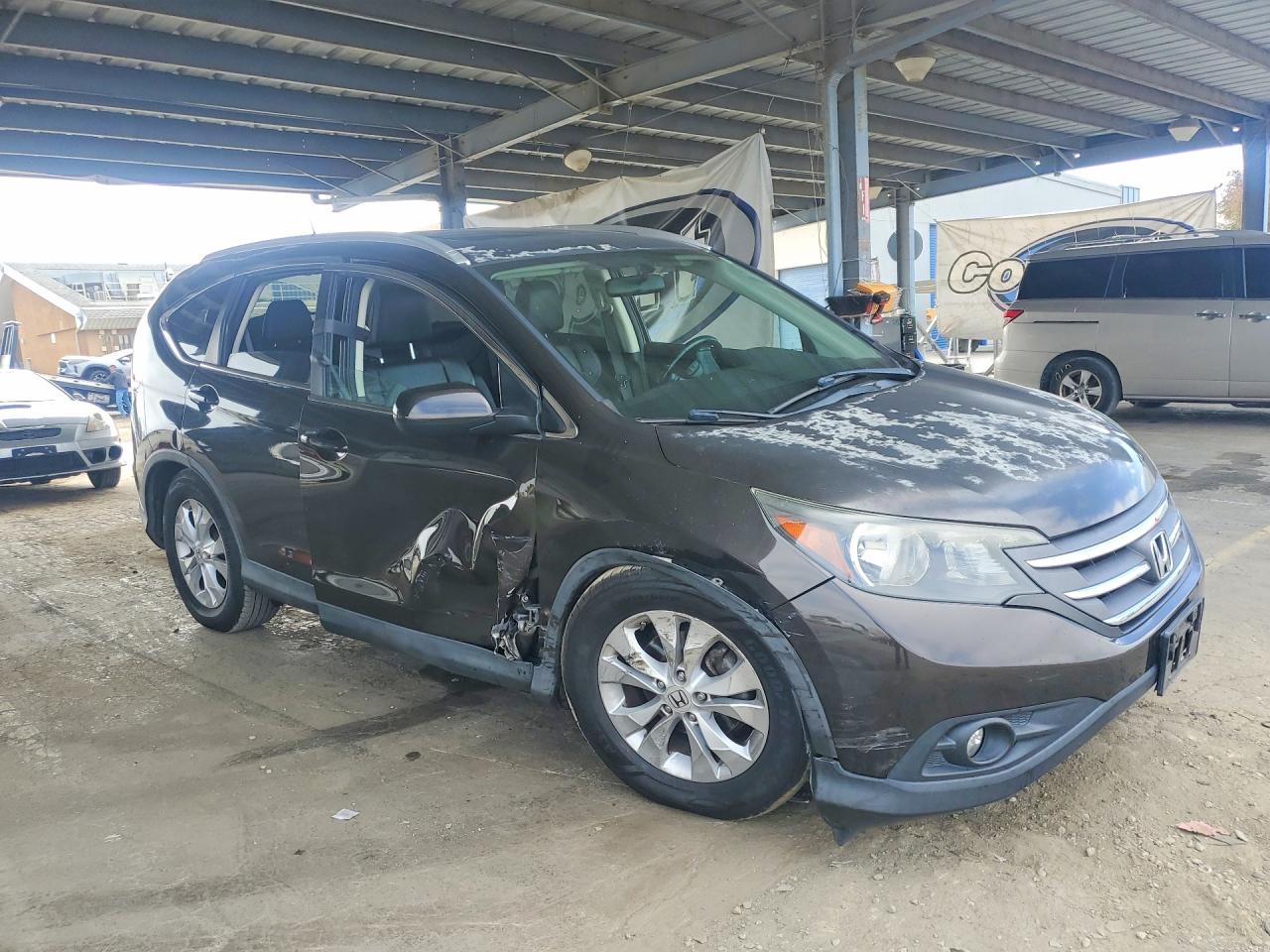 2013 Honda Cr-v Exl Brown vin: 5J6RM3H79DL033558