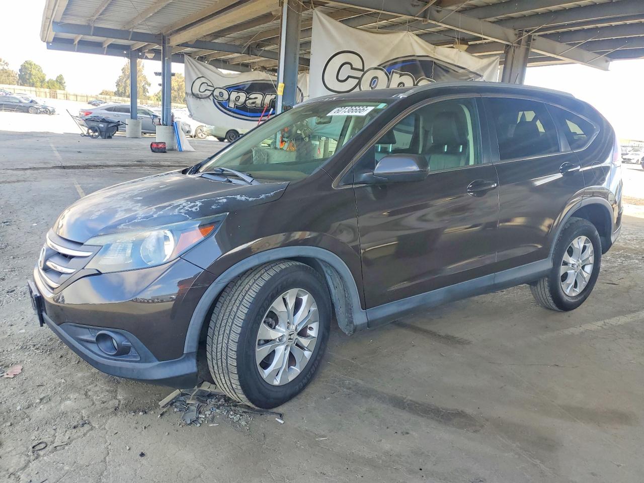 2013 Honda Cr-v Exl Brown vin: 5J6RM3H79DL033558