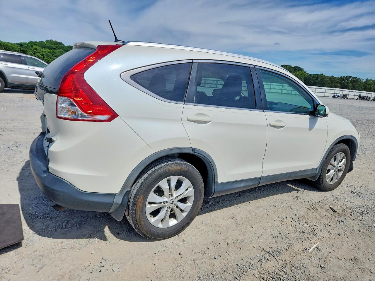 2013 Honda Cr-v Exl White vin: 5J6RM3H79DL033818