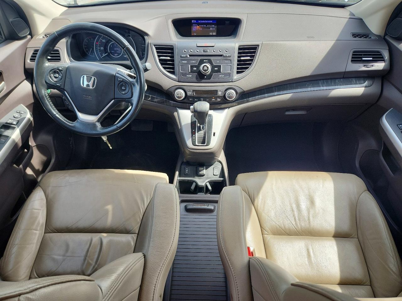 2013 Honda Cr-v Exl White vin: 5J6RM3H79DL033818