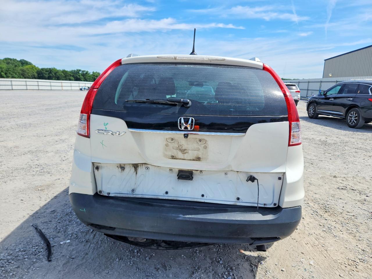 2013 Honda Cr-v Exl White vin: 5J6RM3H79DL033818