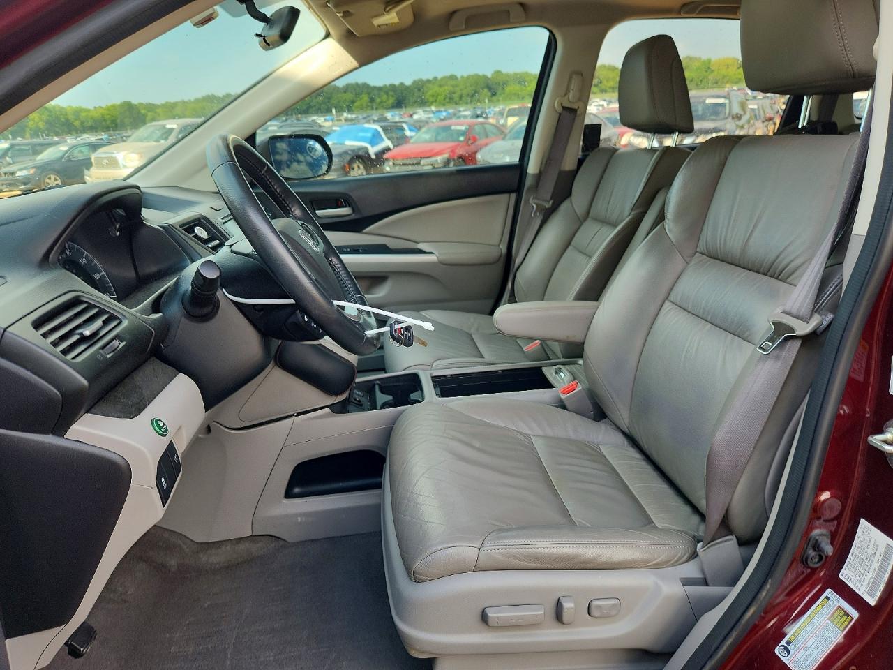 2014 Honda Cr-v Exl Burgundy vin: 5J6RM3H79EL013599