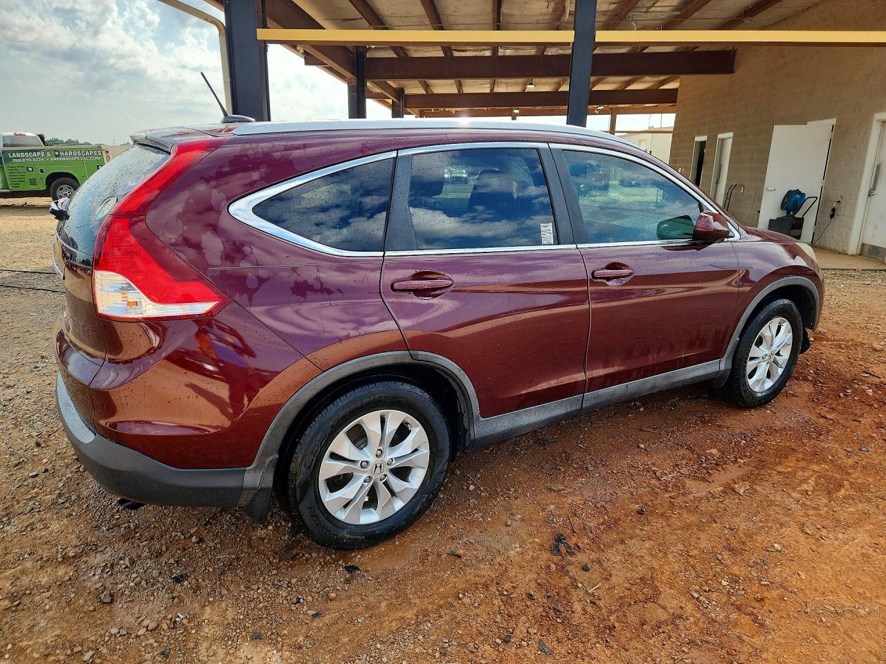 2014 Honda Cr-v Exl Burgundy vin: 5J6RM3H79EL013599