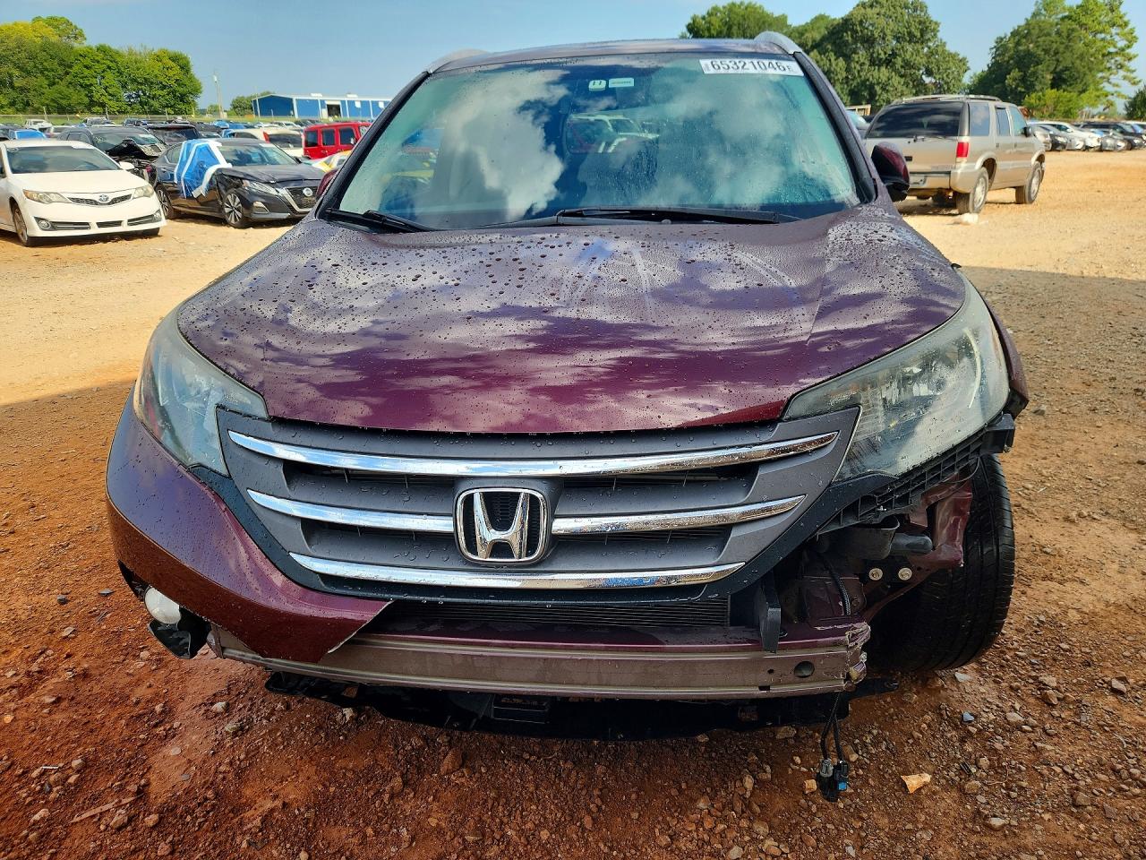 2014 Honda Cr-v Exl Burgundy vin: 5J6RM3H79EL013599