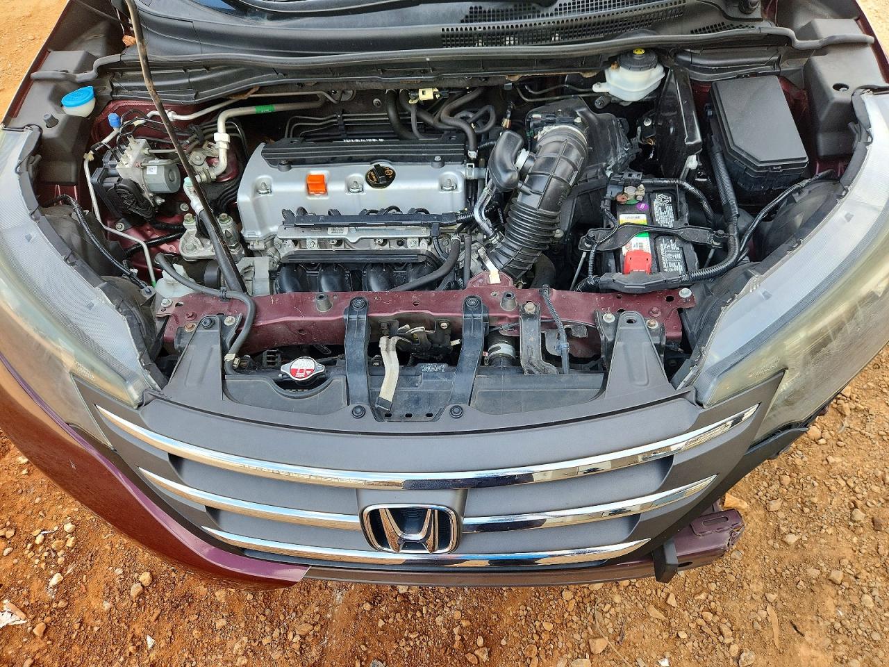 2014 Honda Cr-v Exl Burgundy vin: 5J6RM3H79EL013599