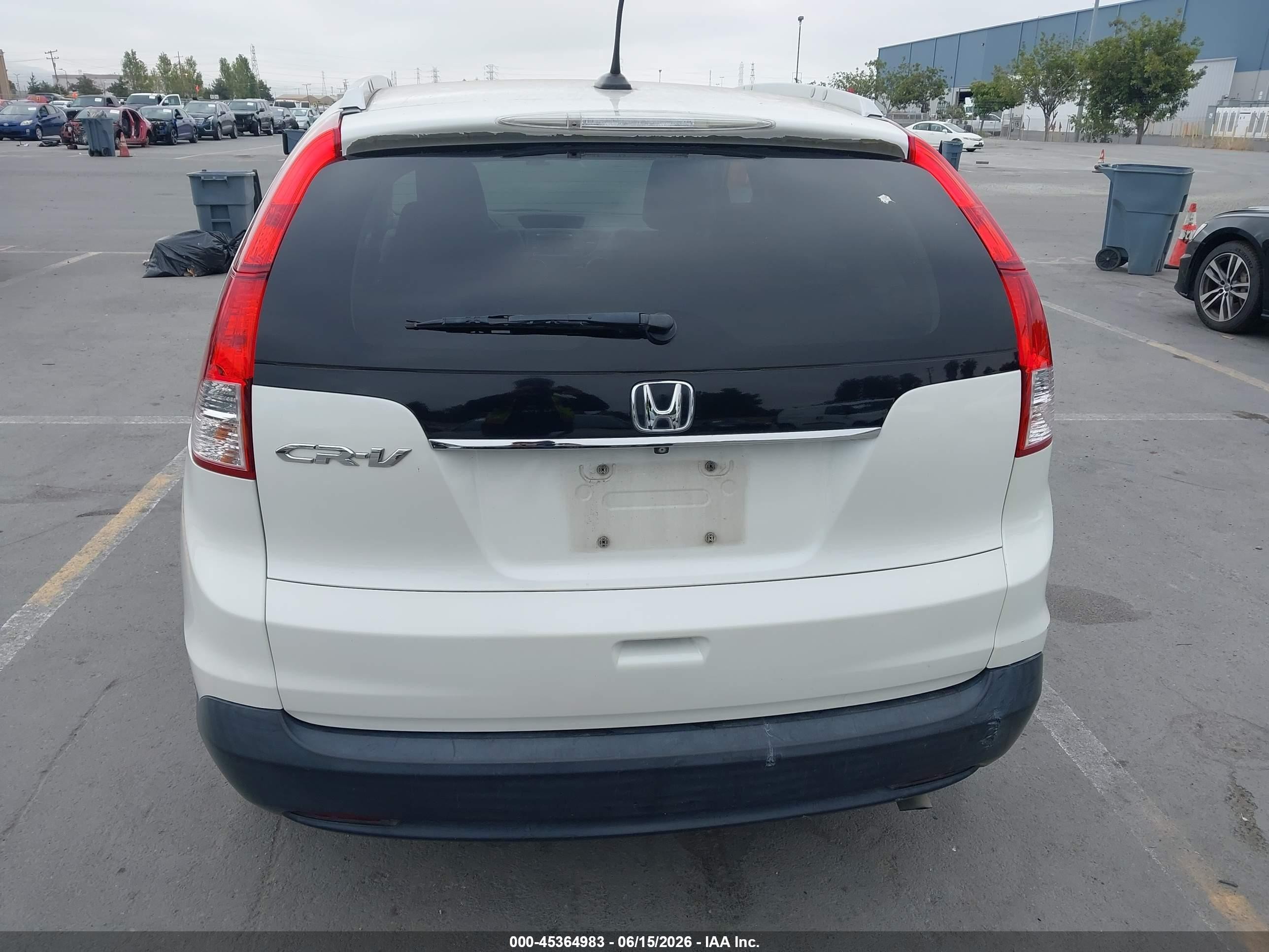 2014 Honda Cr-v Ex-l White vin: 5J6RM3H79EL025624