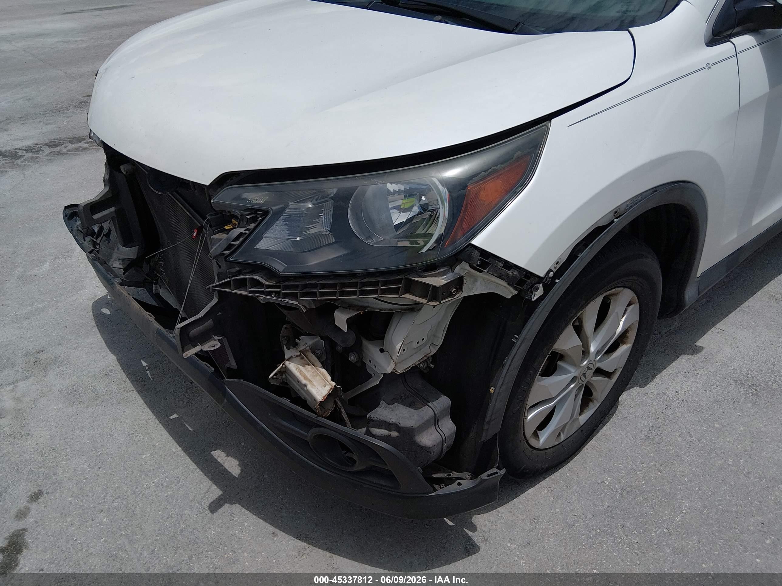 2014 Honda Cr-v Ex-l Белый vin: 5J6RM3H79EL038938