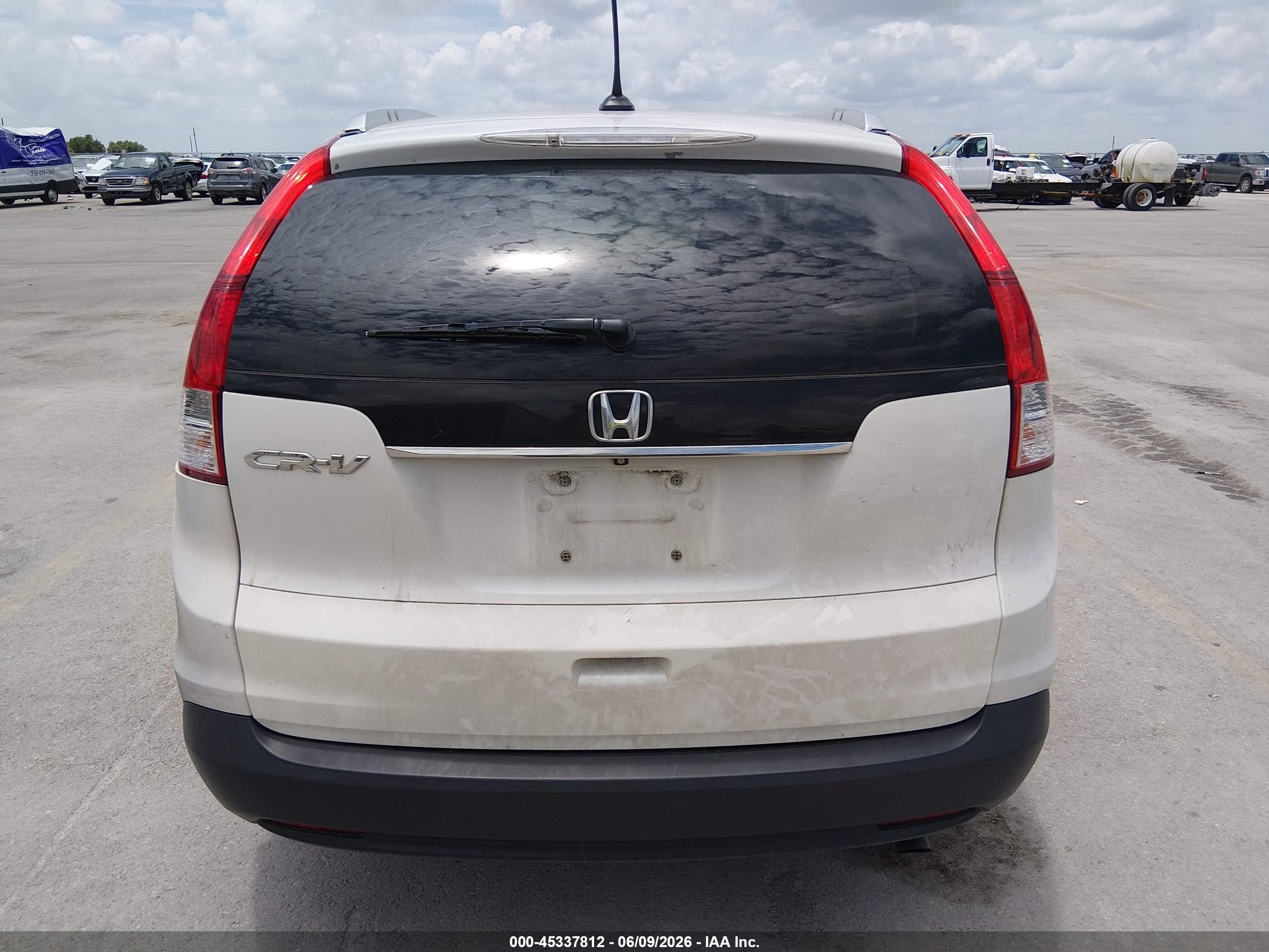 2014 Honda Cr-v Ex-l Белый vin: 5J6RM3H79EL038938