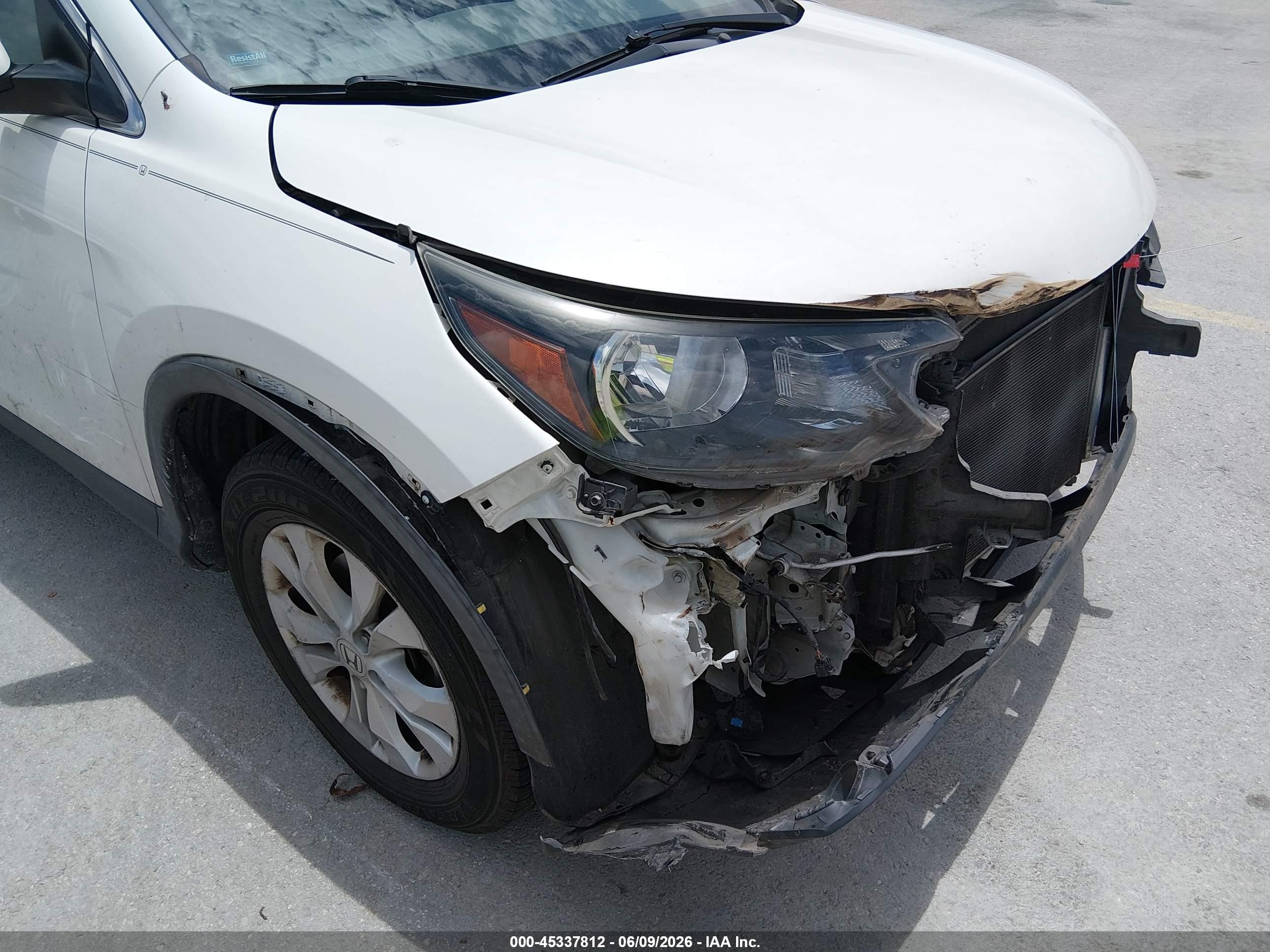 2014 Honda Cr-v Ex-l Белый vin: 5J6RM3H79EL038938