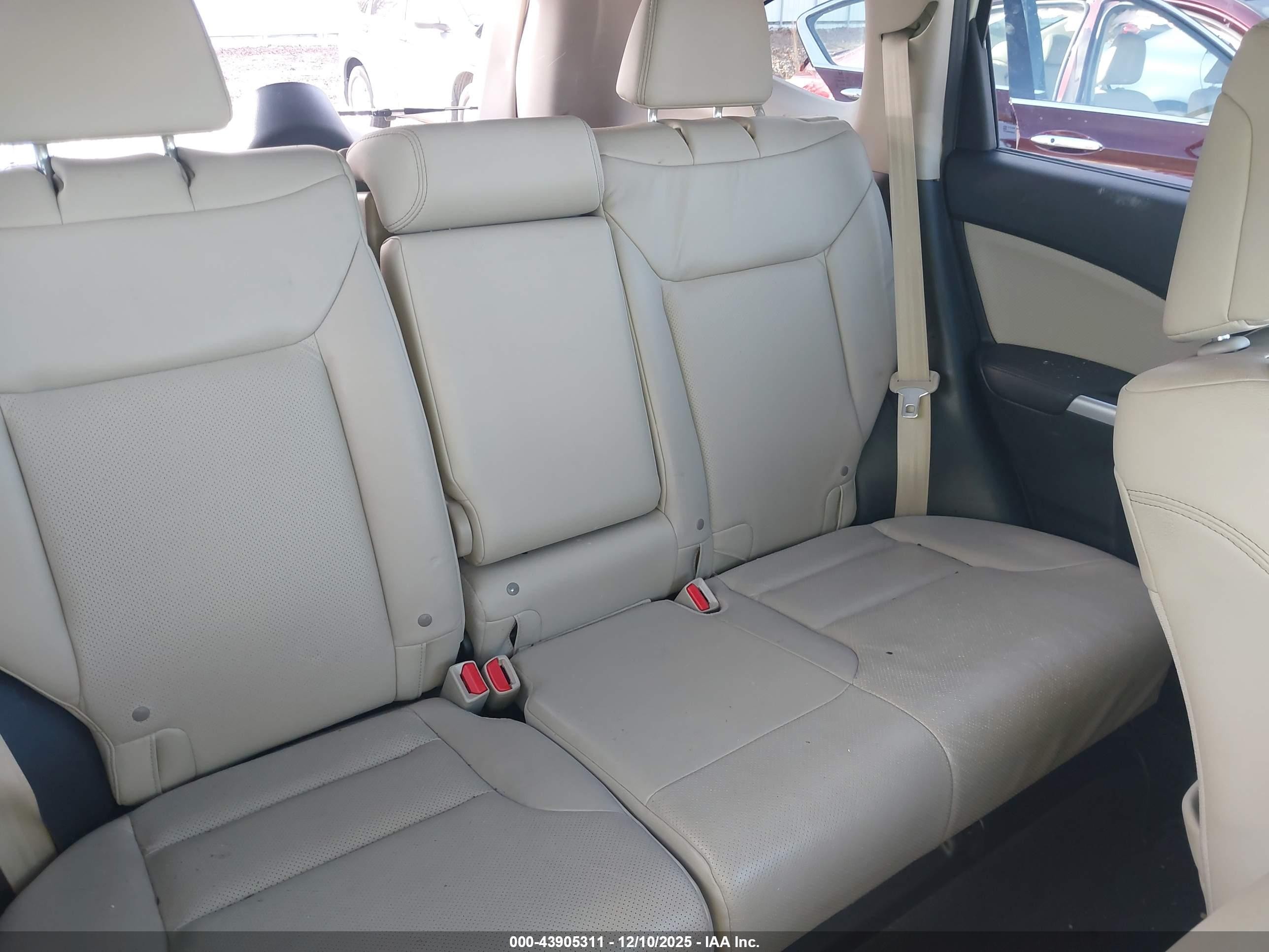 2015 Honda Cr-v Ex-l White vin: 5J6RM3H79FL003222