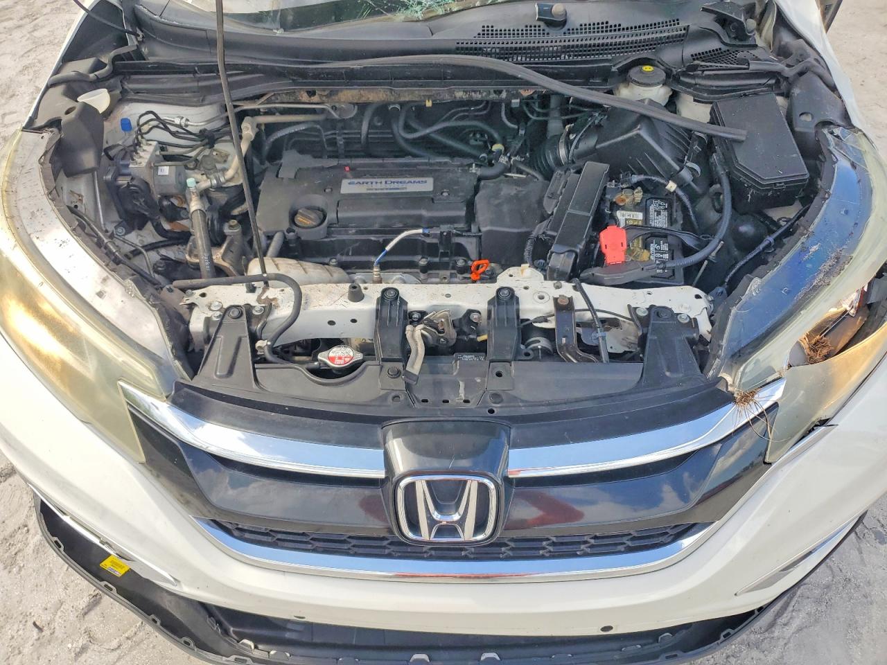 2015 Honda Cr-v Exl White vin: 5J6RM3H79FL008095