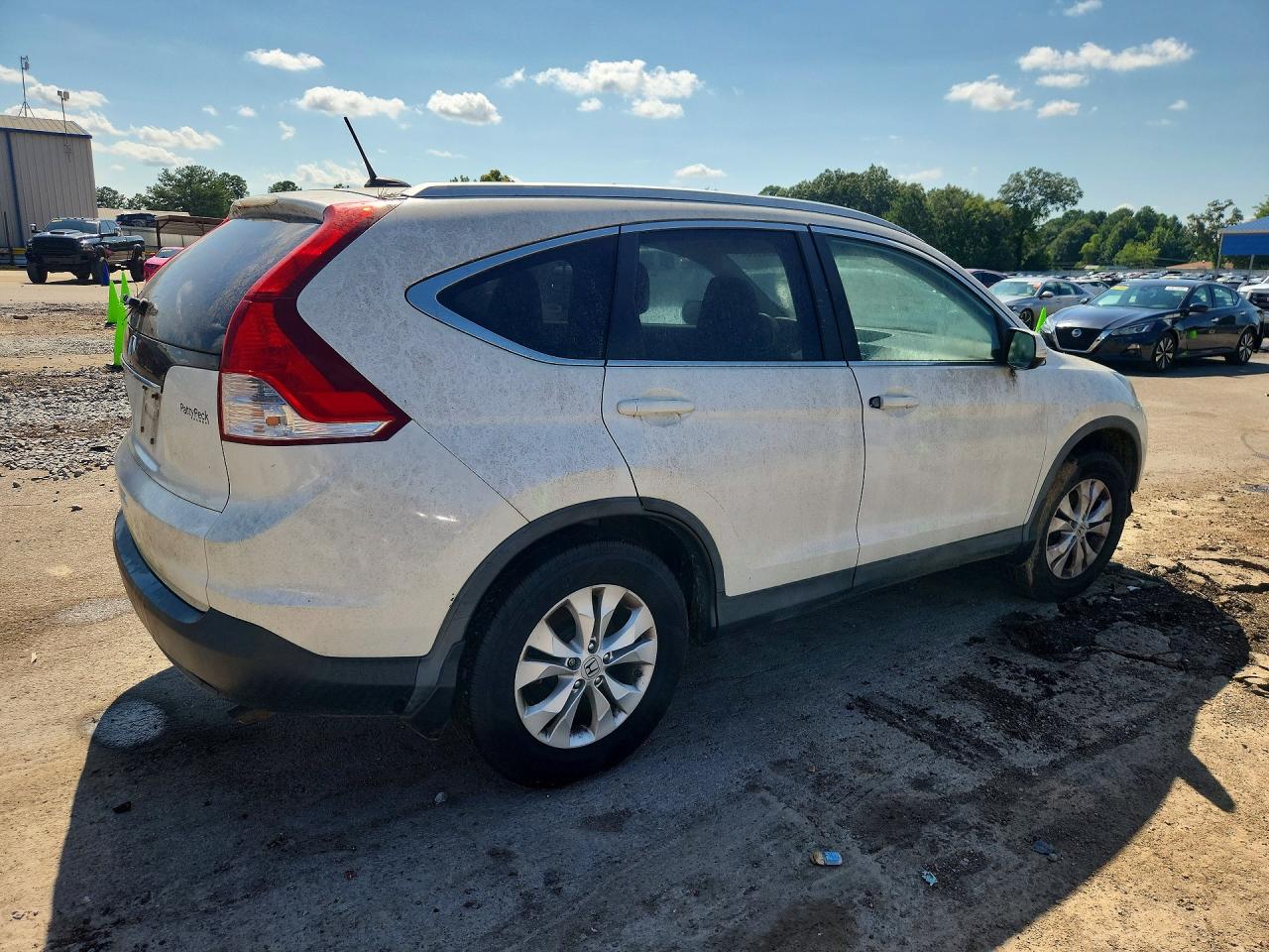 2012 Honda Cr-v Exl White vin: 5J6RM3H7XCL013981