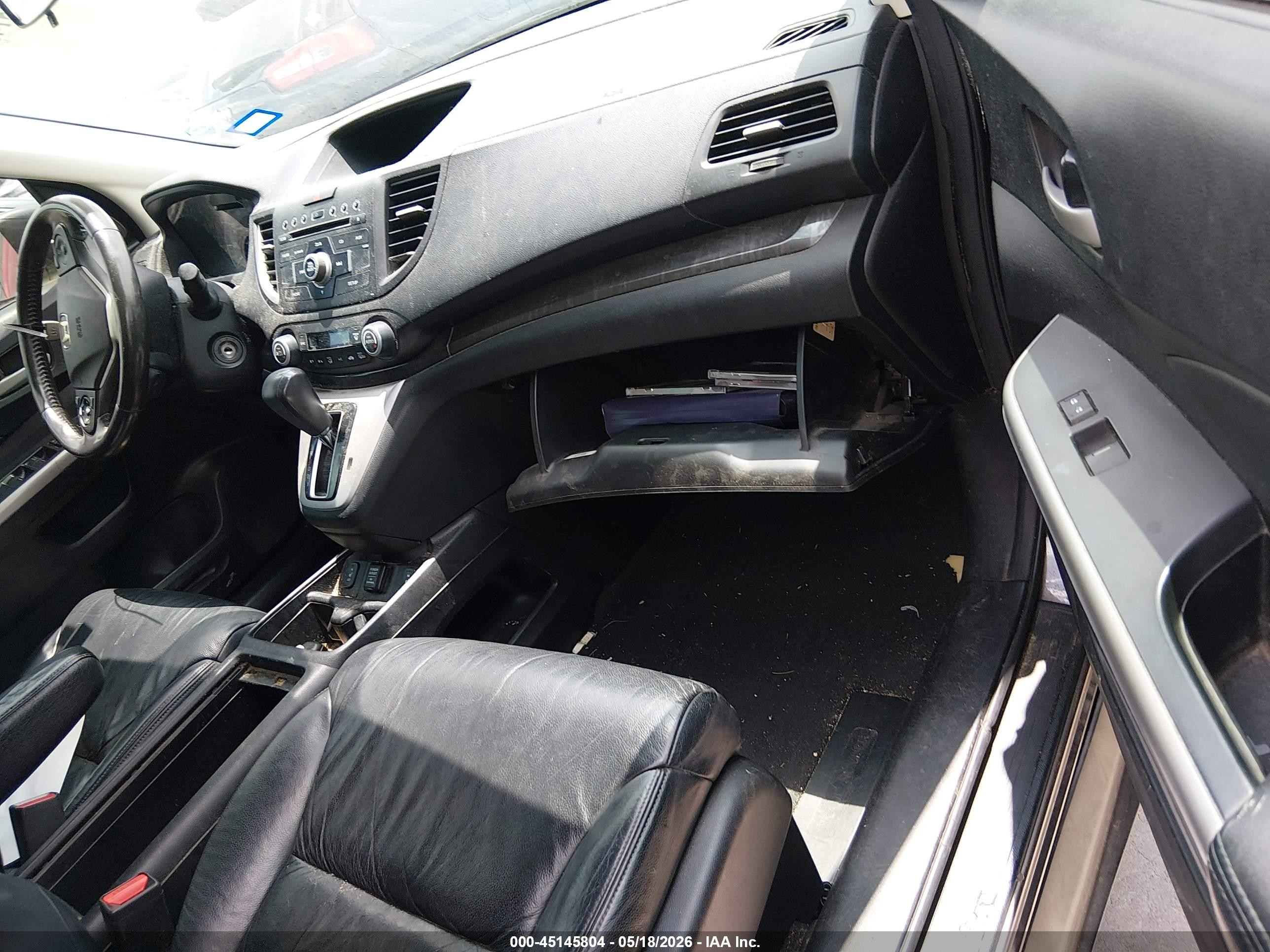 2012 Honda Cr-v Ex-l Brown vin: 5J6RM3H7XCL031980