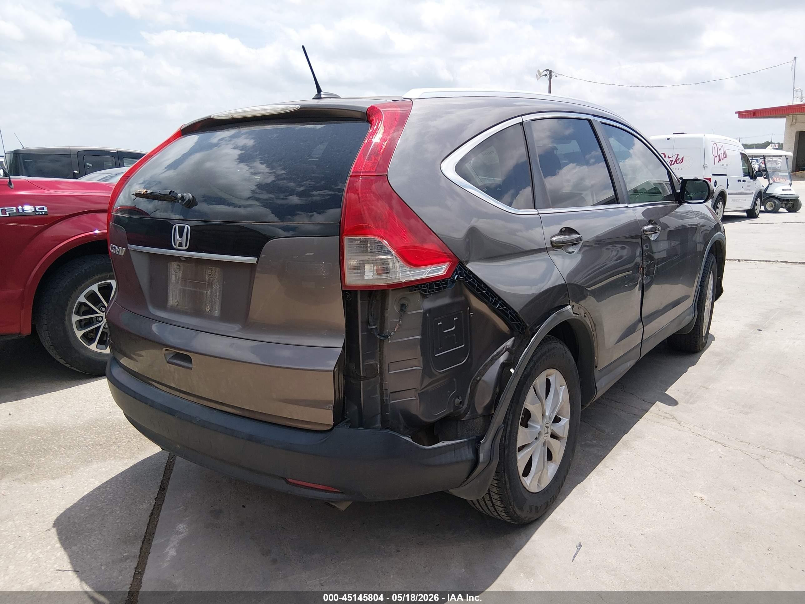 2012 Honda Cr-v Ex-l Brown vin: 5J6RM3H7XCL031980