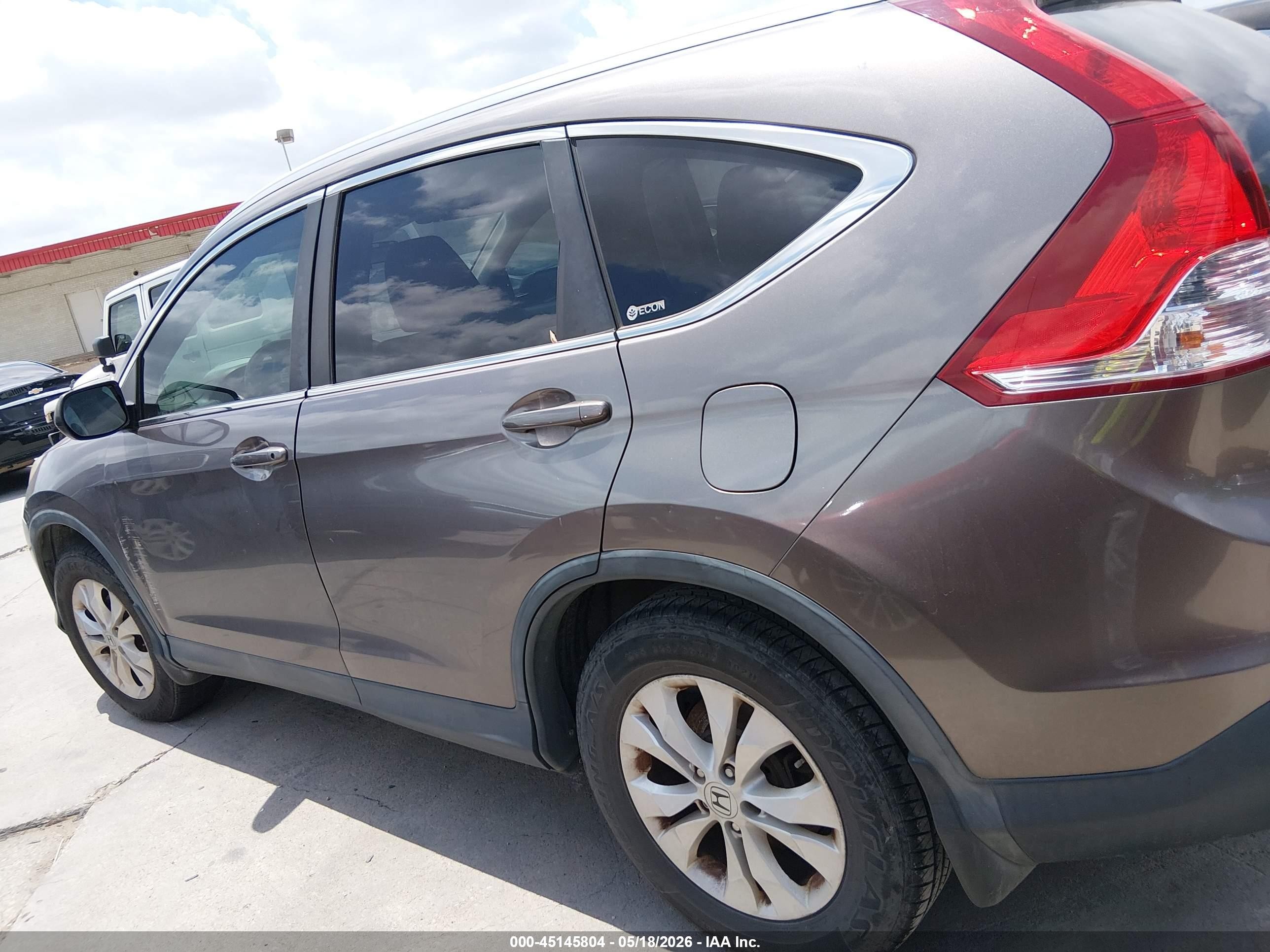 2012 Honda Cr-v Ex-l Brown vin: 5J6RM3H7XCL031980