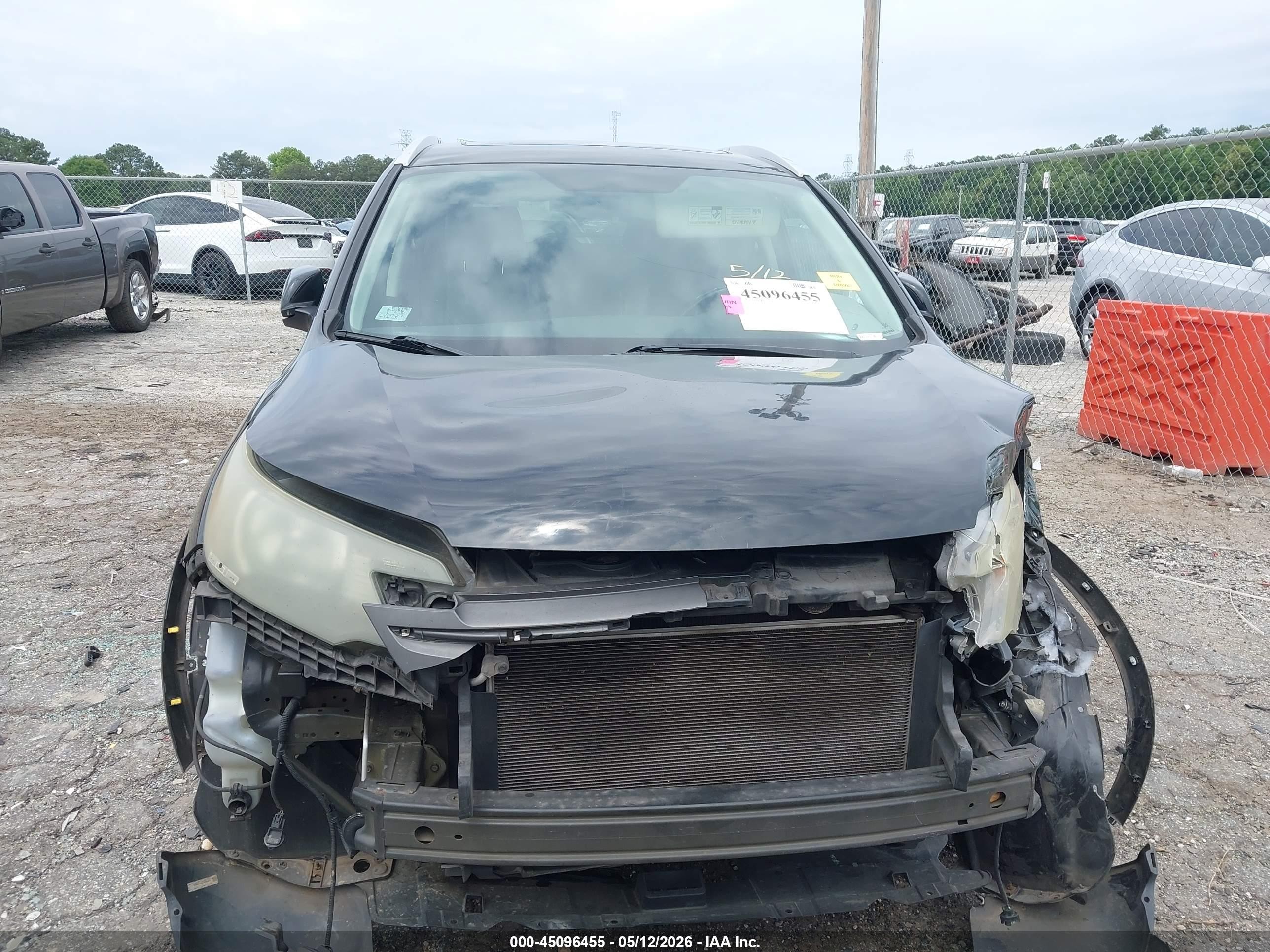 2012 Honda Cr-v Ex-l Black vin: 5J6RM3H7XCL039240