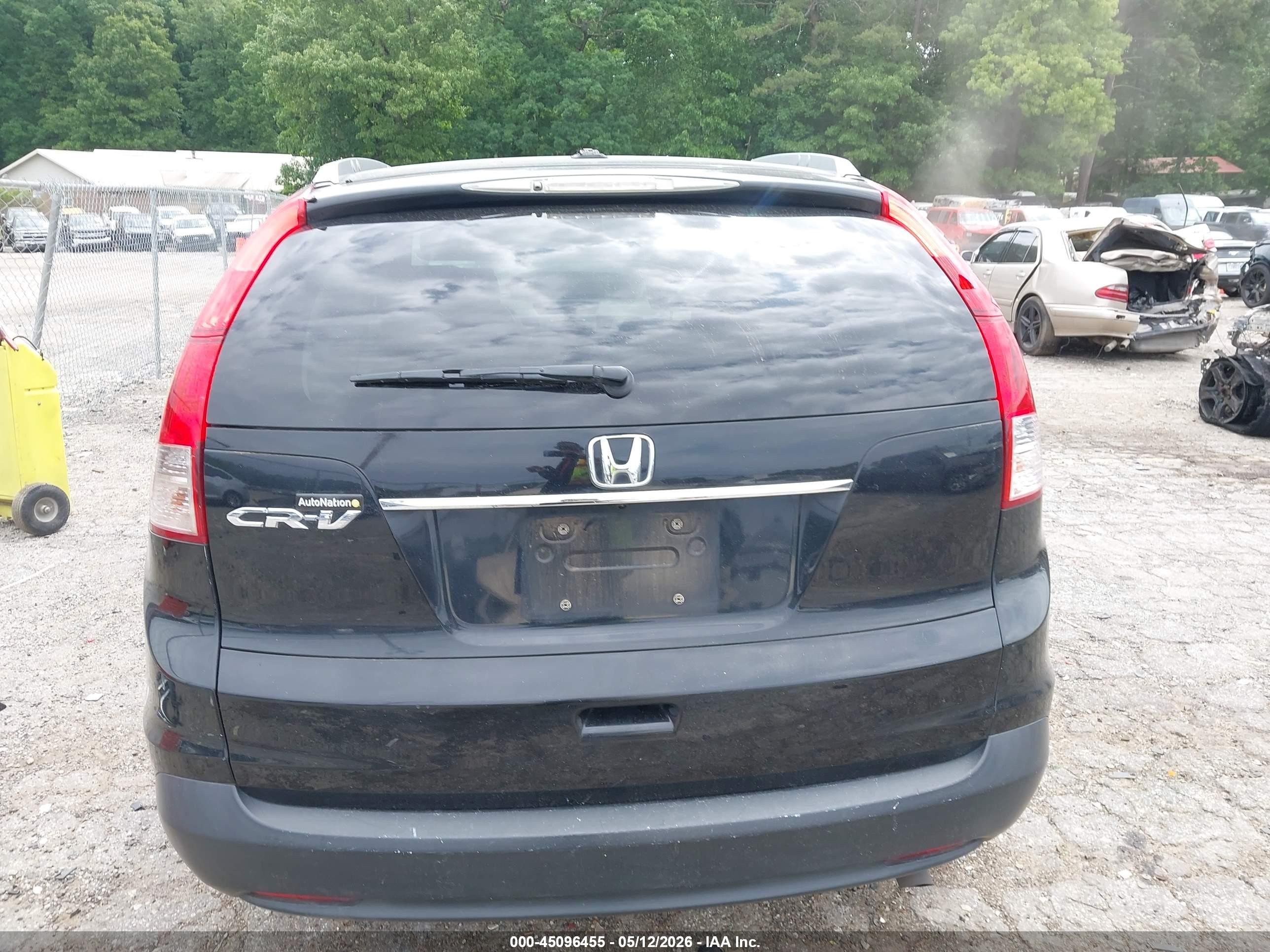 2012 Honda Cr-v Ex-l Black vin: 5J6RM3H7XCL039240