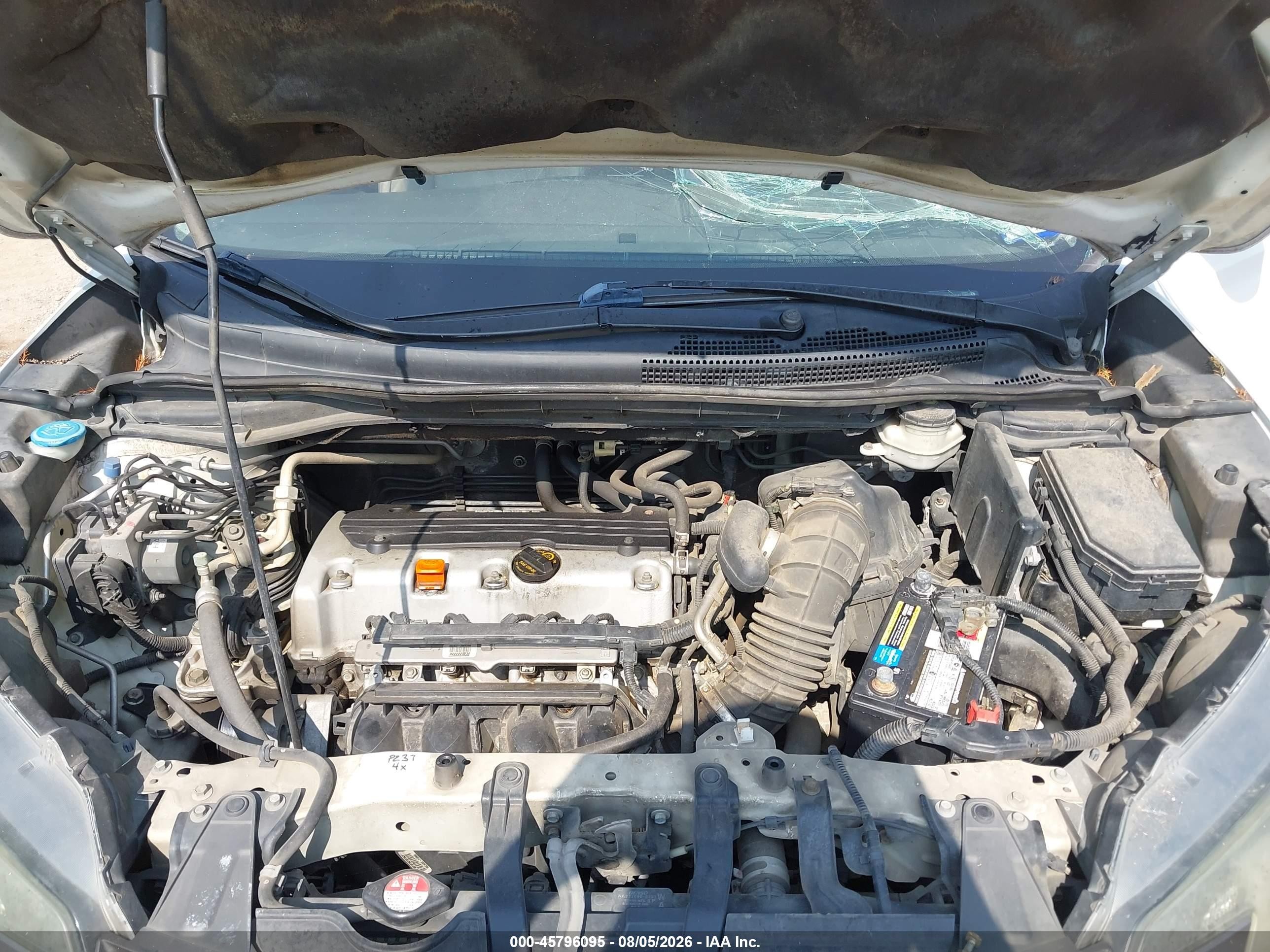 2012 Honda Cr-v Ex-l Белый vin: 5J6RM3H7XCL042641