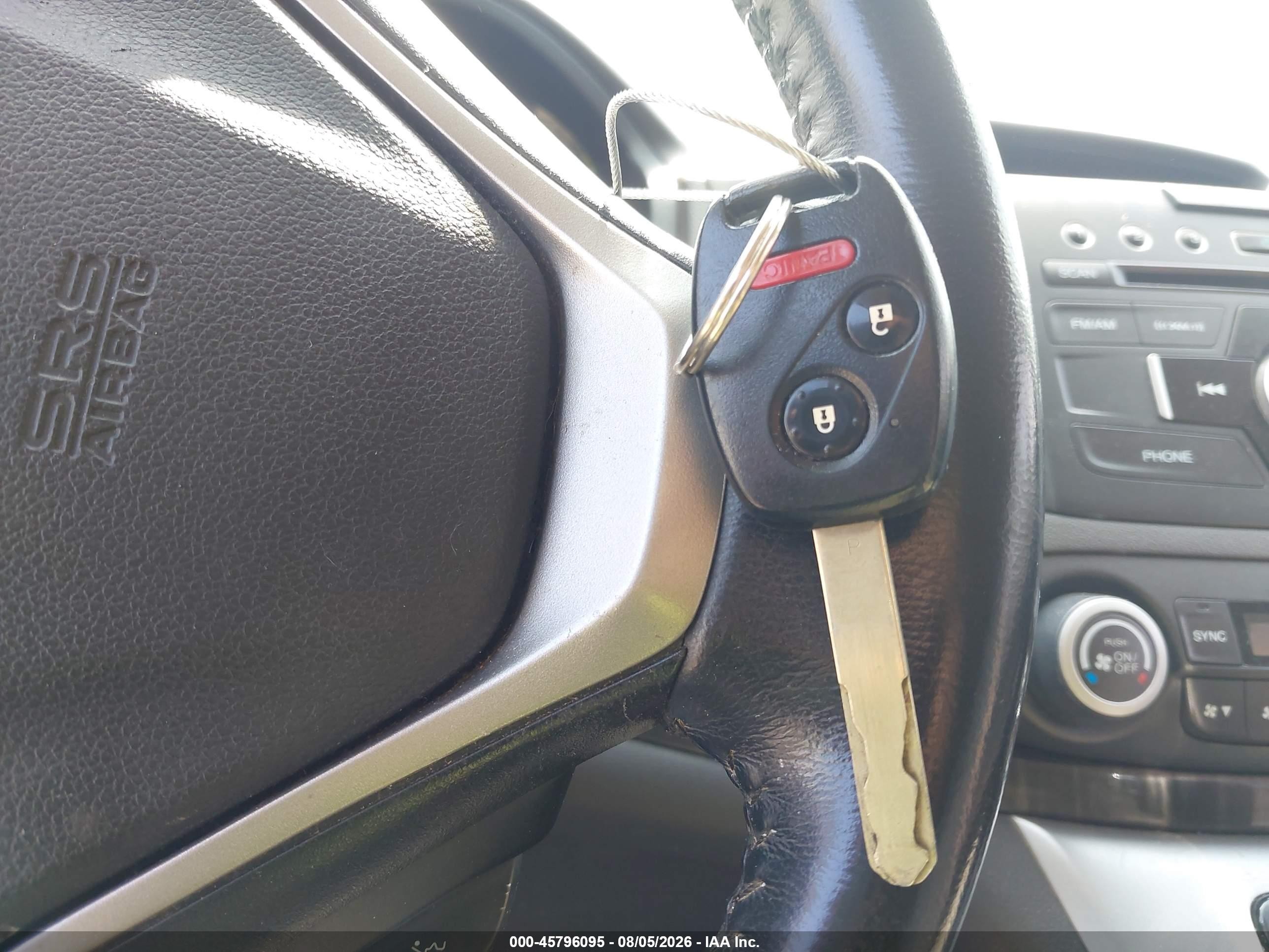2012 Honda Cr-v Ex-l Белый vin: 5J6RM3H7XCL042641