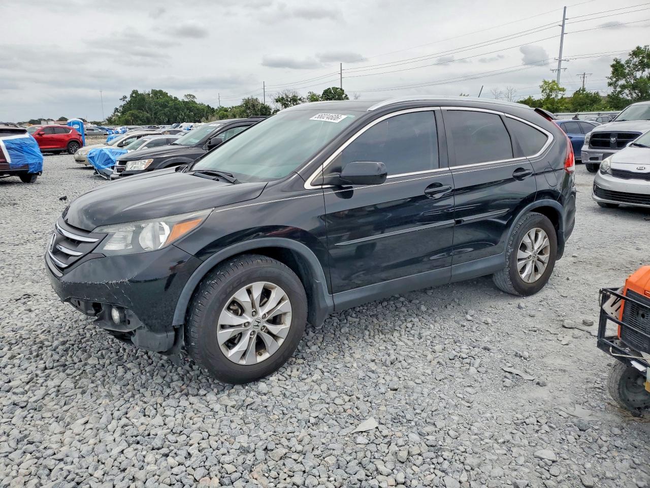2013 Honda Cr-v Exl Black vin: 5J6RM3H7XDL009589