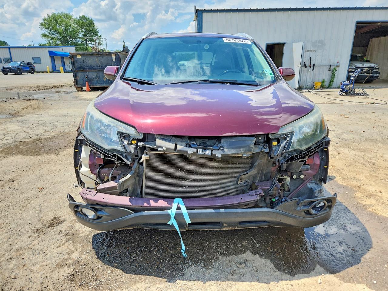 2013 Honda Cr-v Exl Burgundy vin: 5J6RM3H7XDL013593