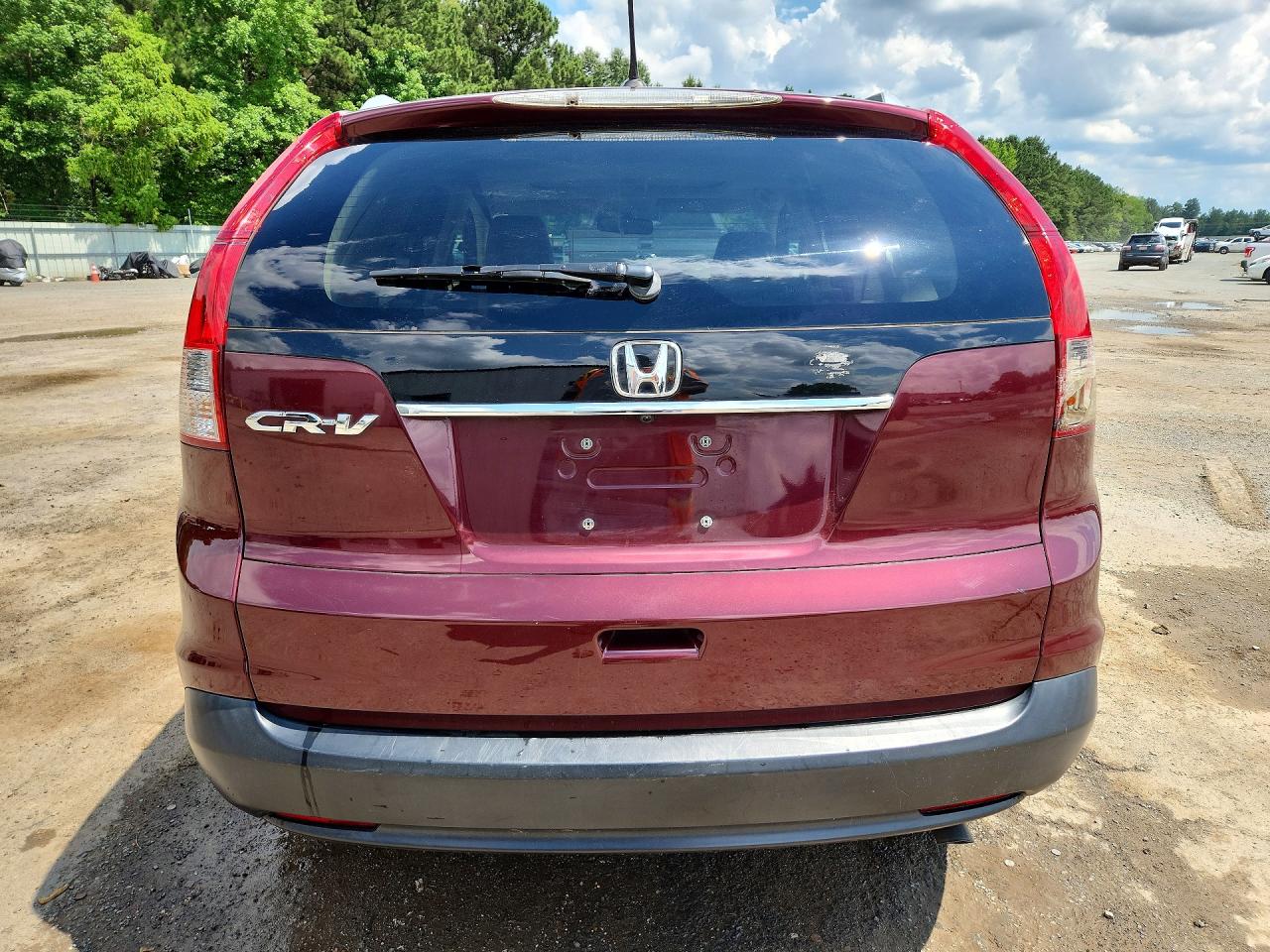 2013 Honda Cr-v Exl Burgundy vin: 5J6RM3H7XDL013593