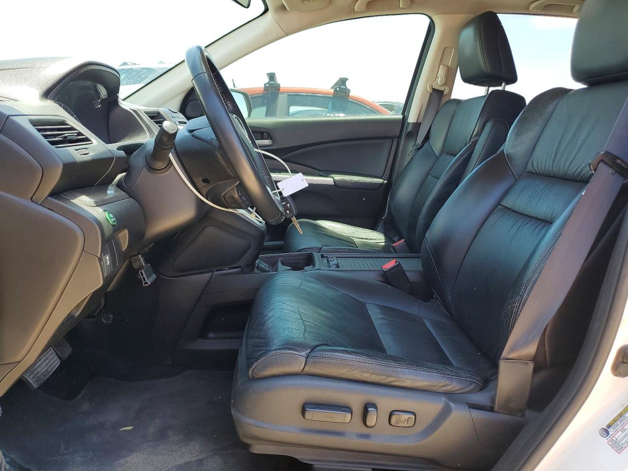 2013 Honda Cr-v Exl White vin: 5J6RM3H7XDL020608