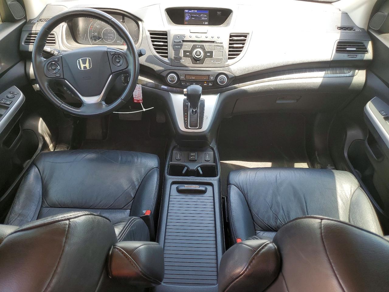 2013 Honda Cr-v Exl White vin: 5J6RM3H7XDL020608