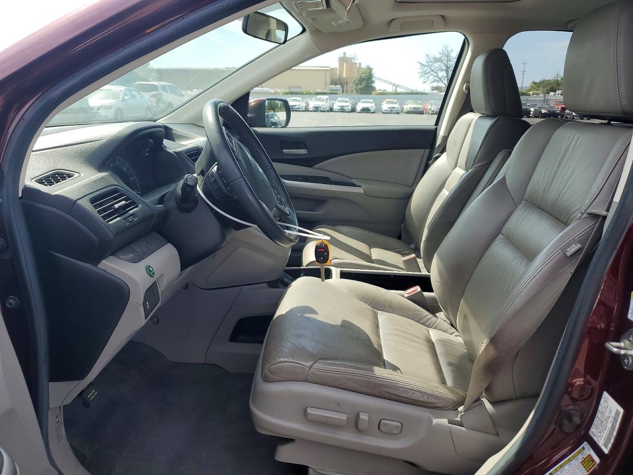 2013 Honda Cr-v Exl Burgundy vin: 5J6RM3H7XDL045279