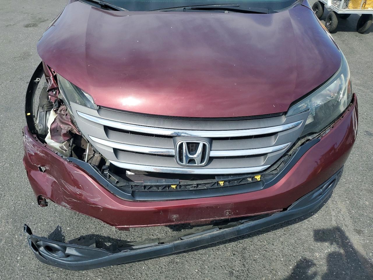 2013 Honda Cr-v Exl Burgundy vin: 5J6RM3H7XDL045279