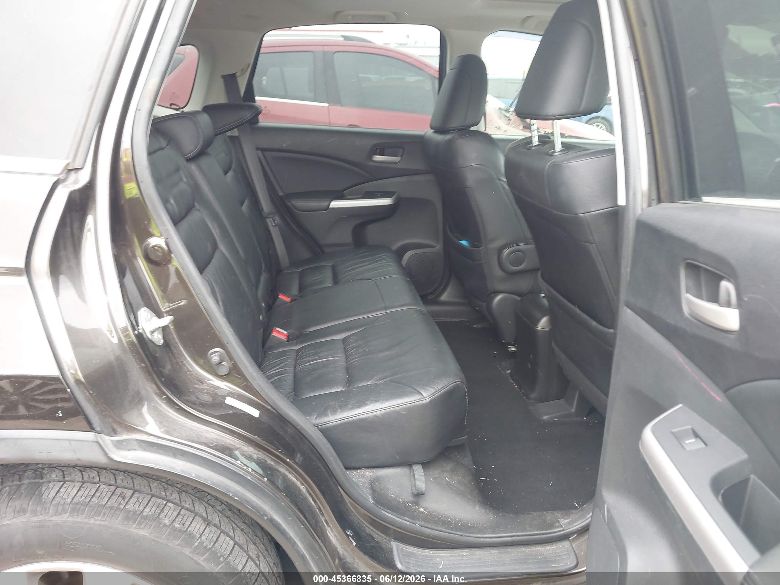 2013 Honda Cr-v Ex-l Черный vin: 5J6RM3H7XDL046318