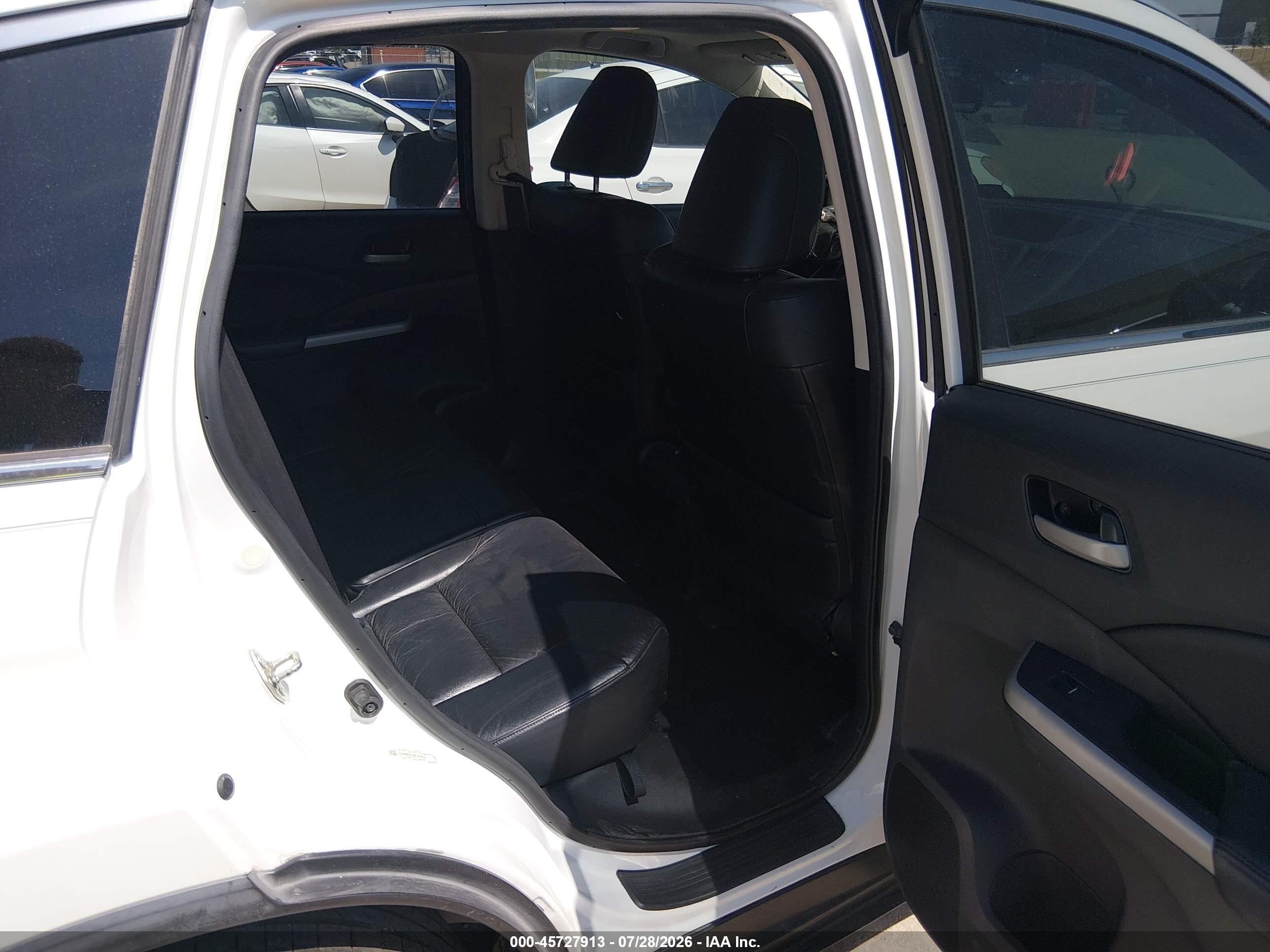 2014 Honda Cr-v Ex-l Белый vin: 5J6RM3H7XEL009061