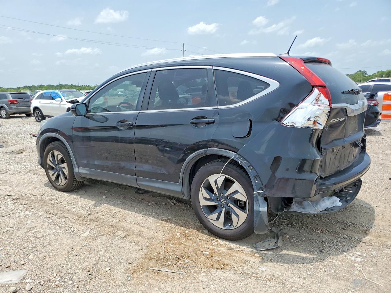 2015 Honda Cr-v Touring Black vin: 5J6RM3H91FL005838