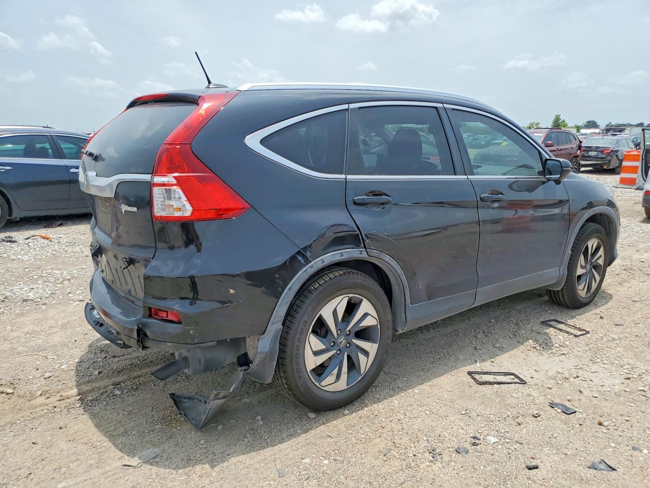 2015 Honda Cr-v Touring Black vin: 5J6RM3H91FL005838