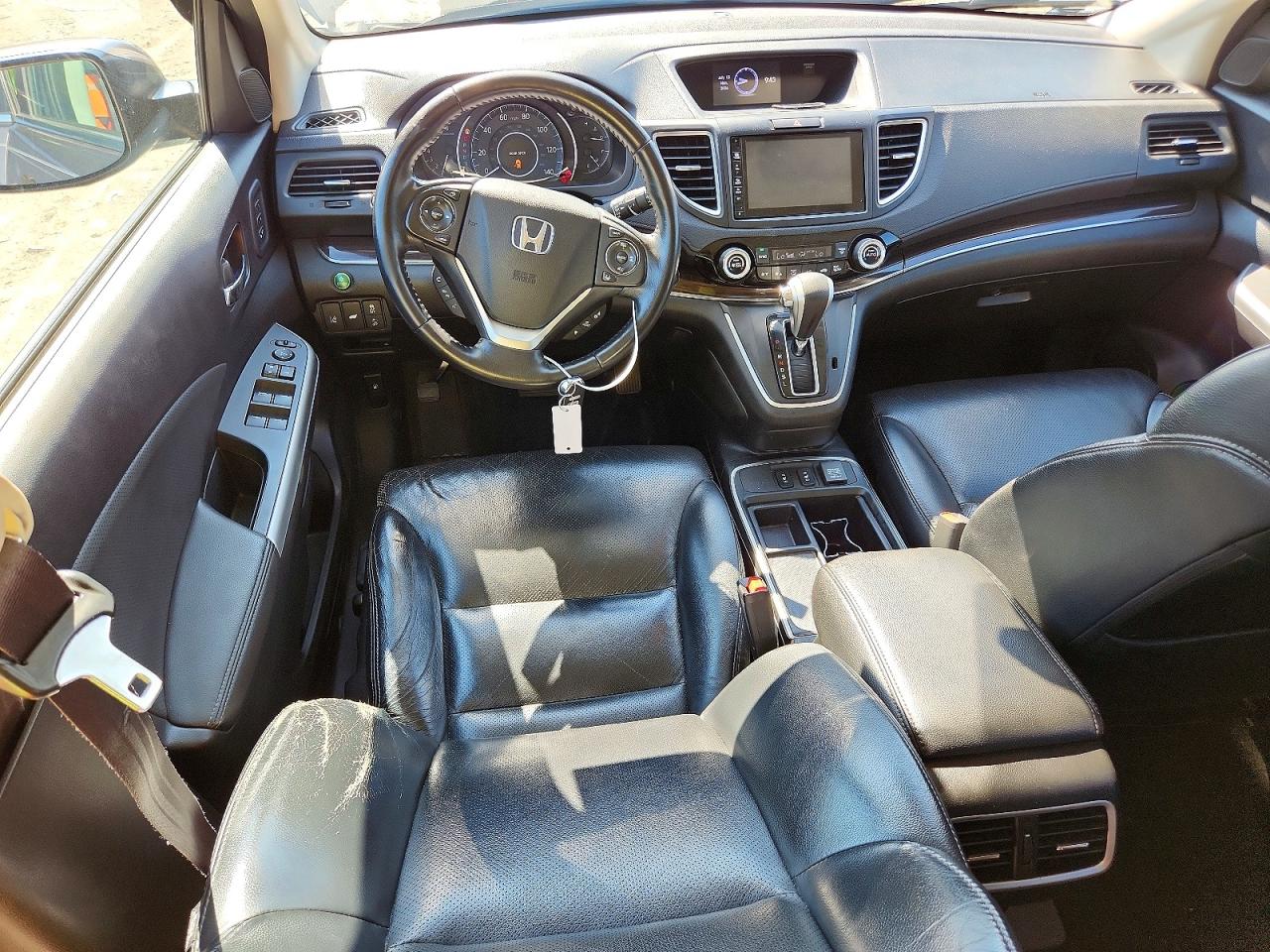 2015 Honda Cr-v Touring Gray vin: 5J6RM3H91FL025975