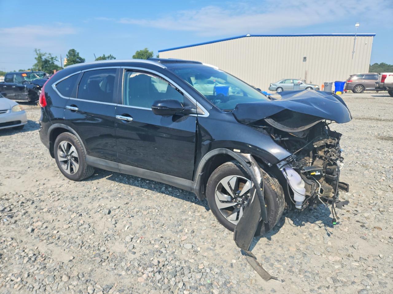 2015 Honda Cr-v Touring Черный vin: 5J6RM3H92FL026472
