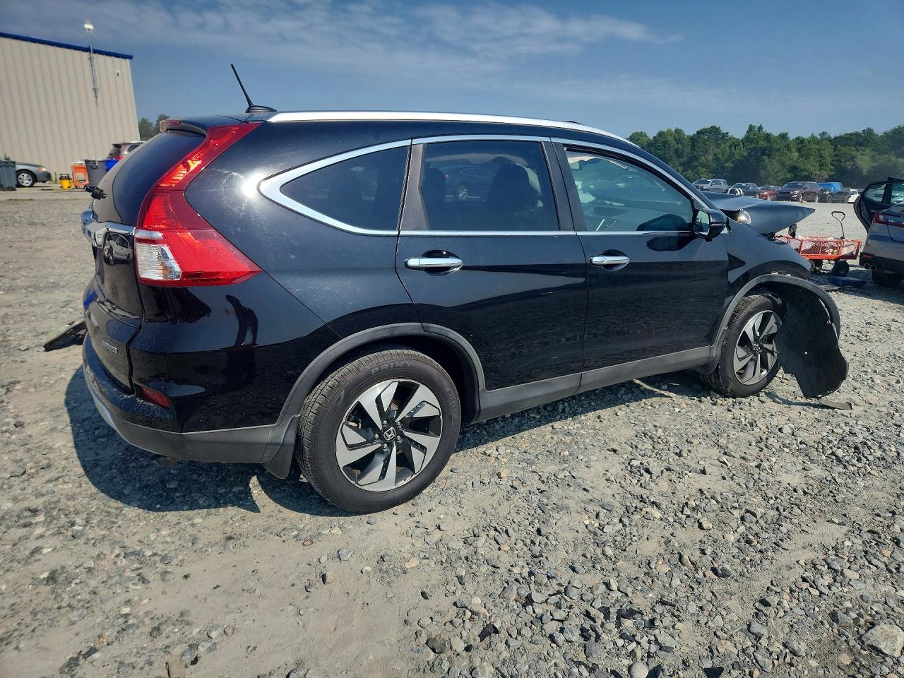 2015 Honda Cr-v Touring Черный vin: 5J6RM3H92FL026472