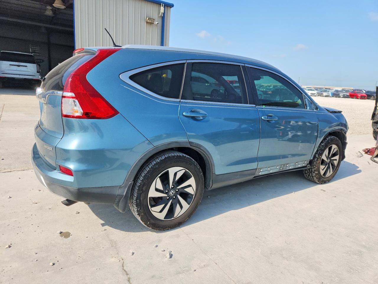 2016 Honda Cr-v Touring Blue vin: 5J6RM3H94GL013515