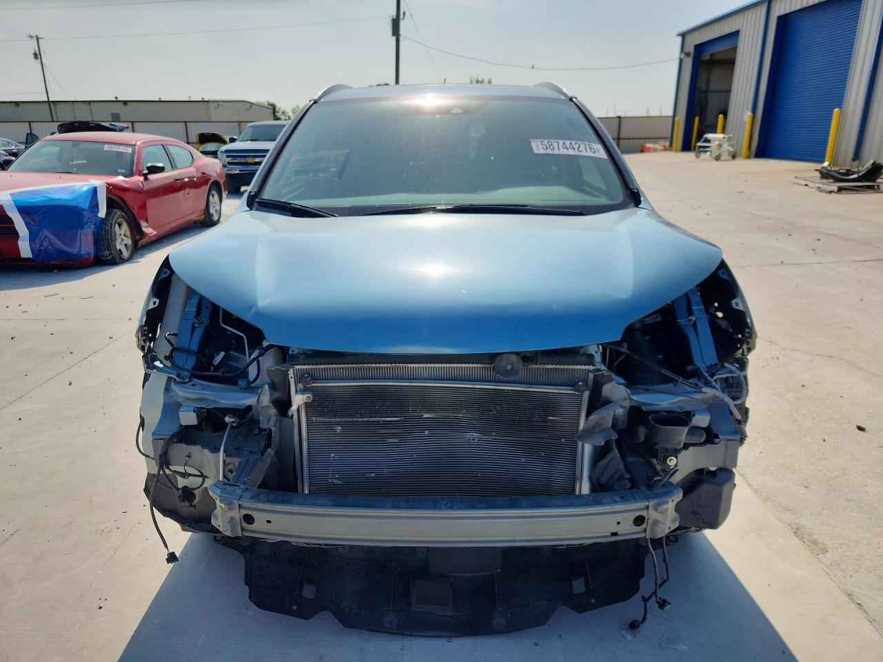 2016 Honda Cr-v Touring Blue vin: 5J6RM3H94GL013515