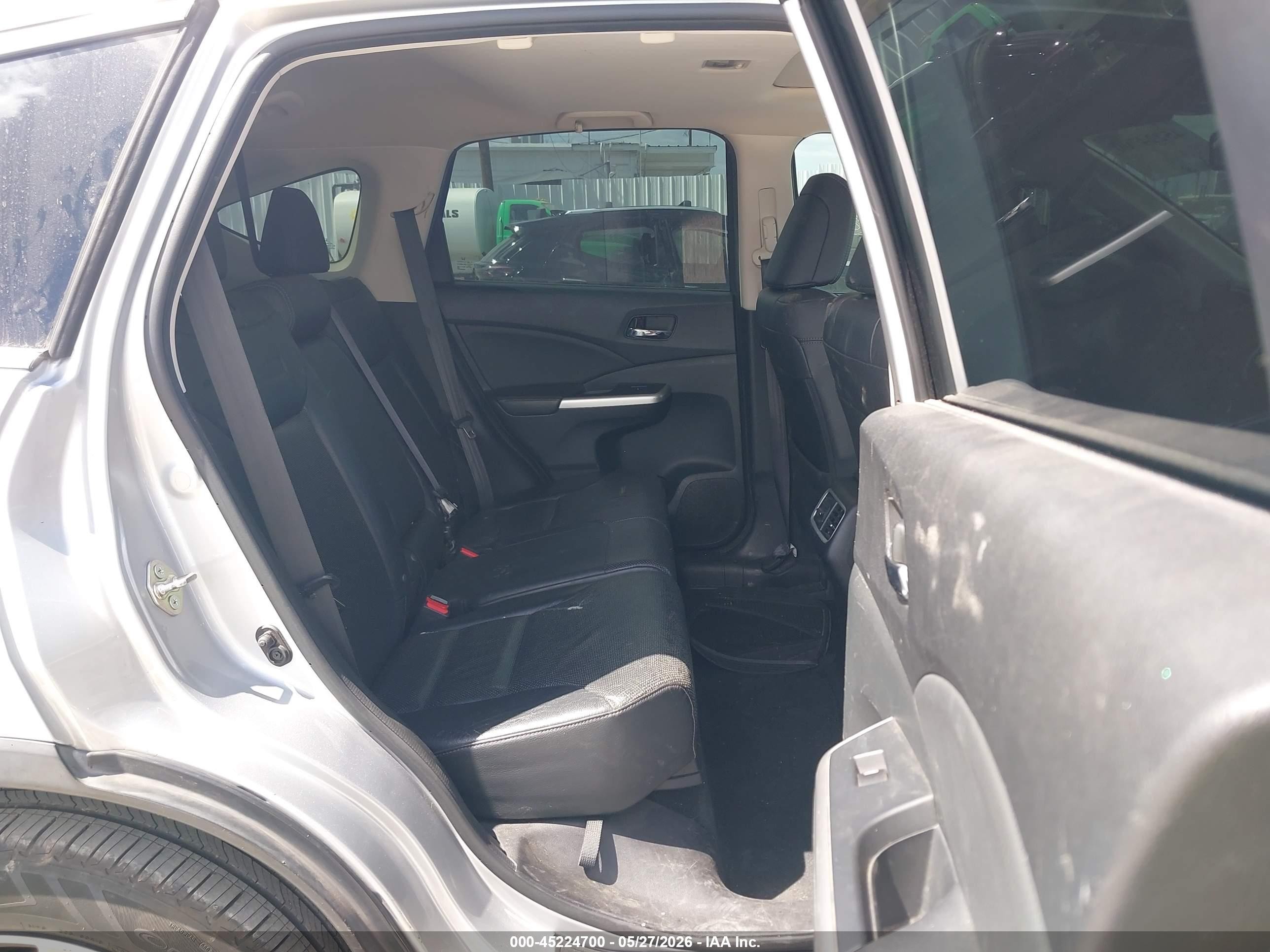 2016 Honda Cr-v Touring Silver vin: 5J6RM3H96GL007750