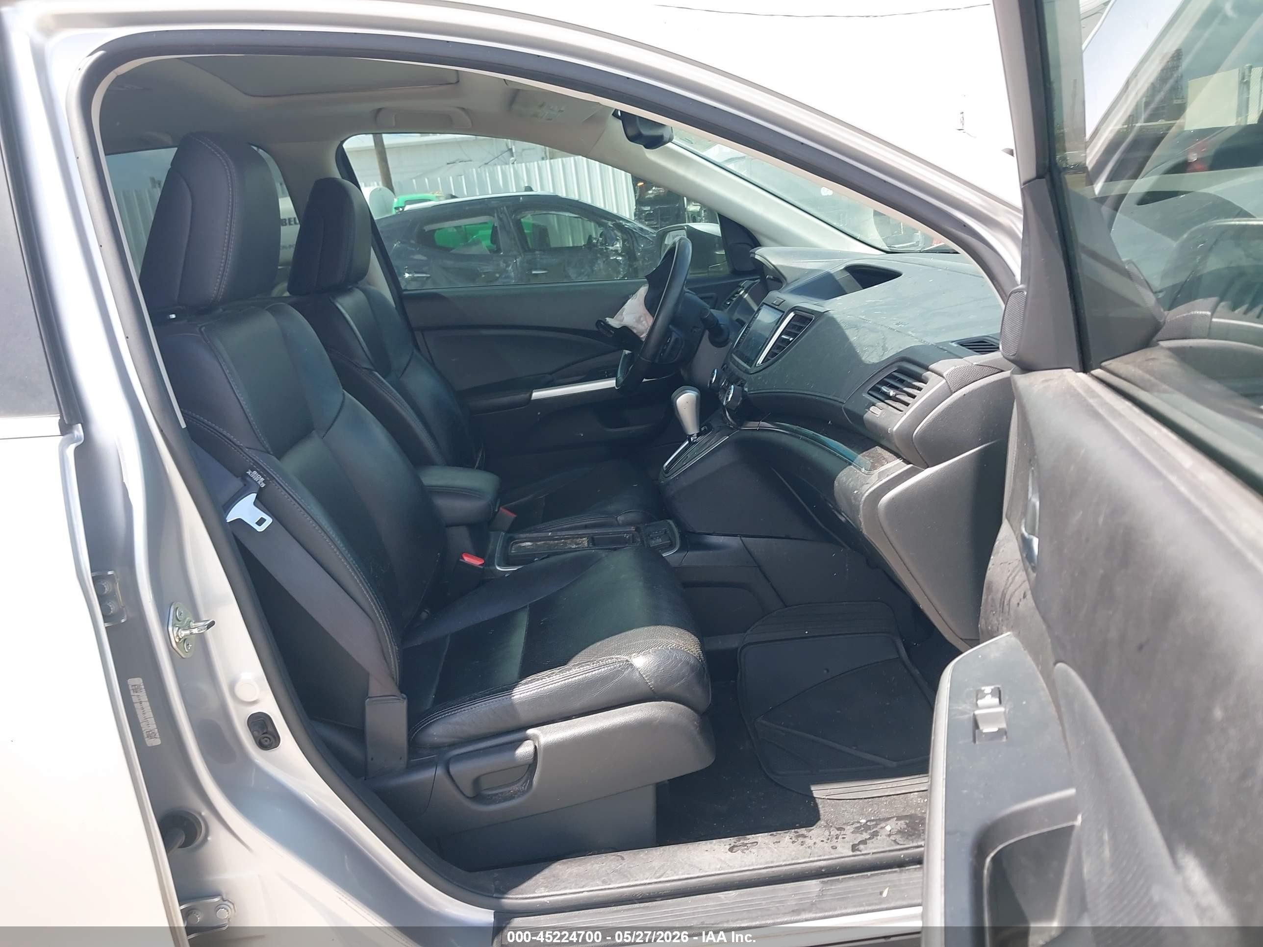 2016 Honda Cr-v Touring Silver vin: 5J6RM3H96GL007750