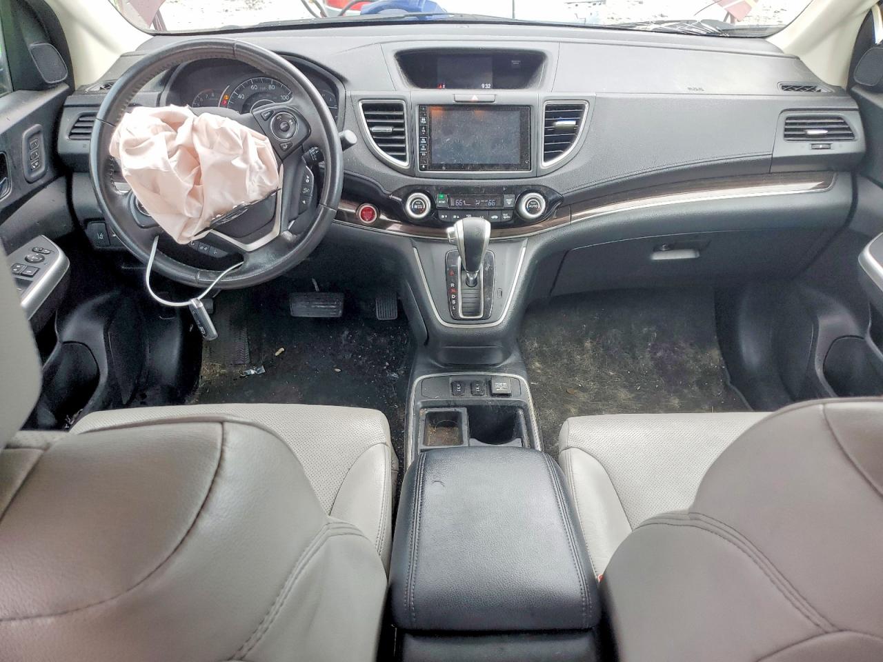 2016 Honda Cr-v Touring Burgundy vin: 5J6RM3H97GL013671