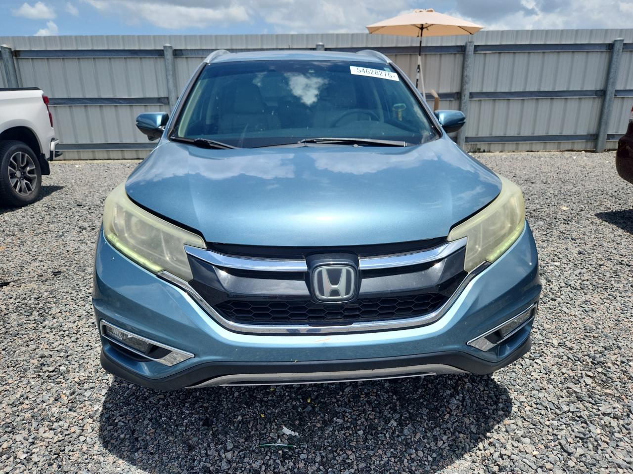 2015 Honda Cr-v Touring Blue vin: 5J6RM3H98FL015122