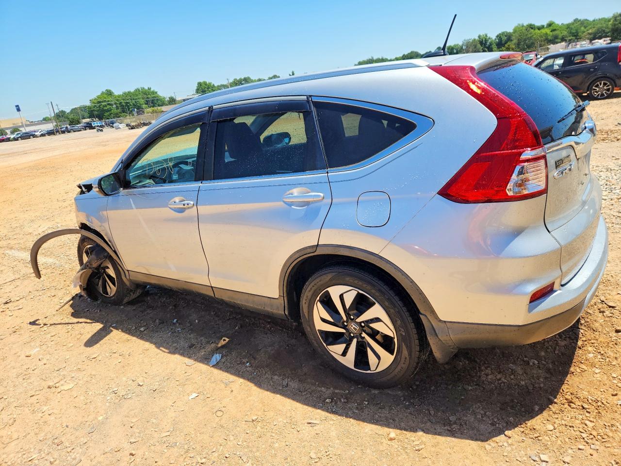 2016 Honda Cr-v Touring Silver vin: 5J6RM3H9XGL018606