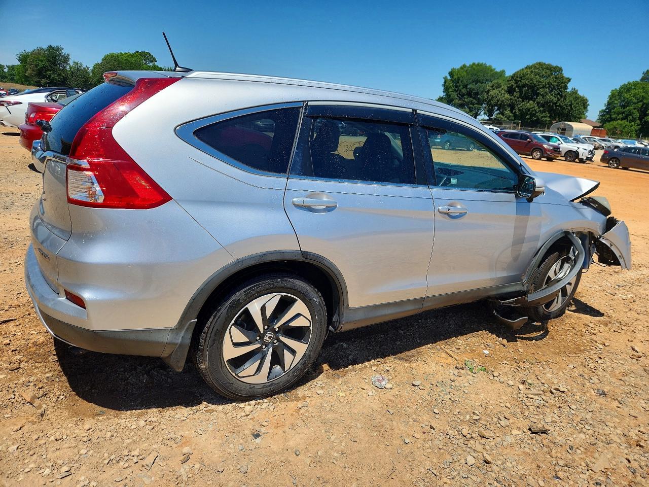 2016 Honda Cr-v Touring Silver vin: 5J6RM3H9XGL018606
