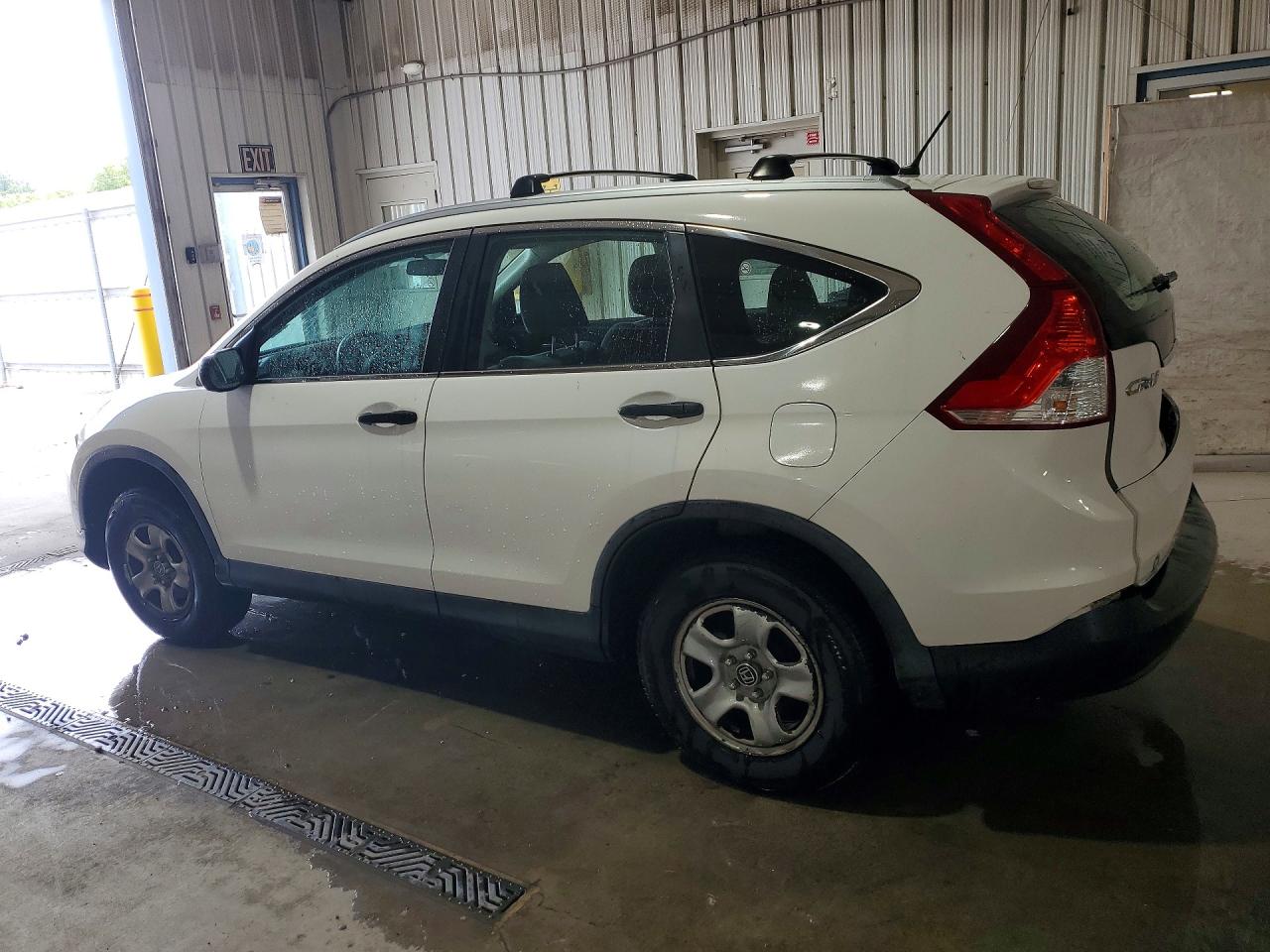 2012 Honda Cr-v Lx White vin: 5J6RM4H30CL023633
