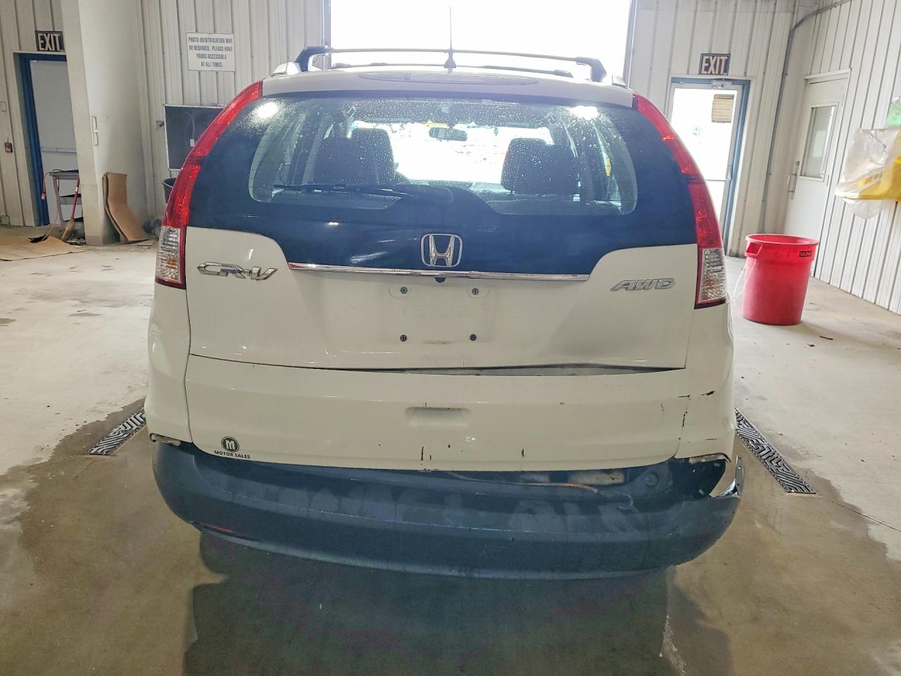 2012 Honda Cr-v Lx White vin: 5J6RM4H30CL023633