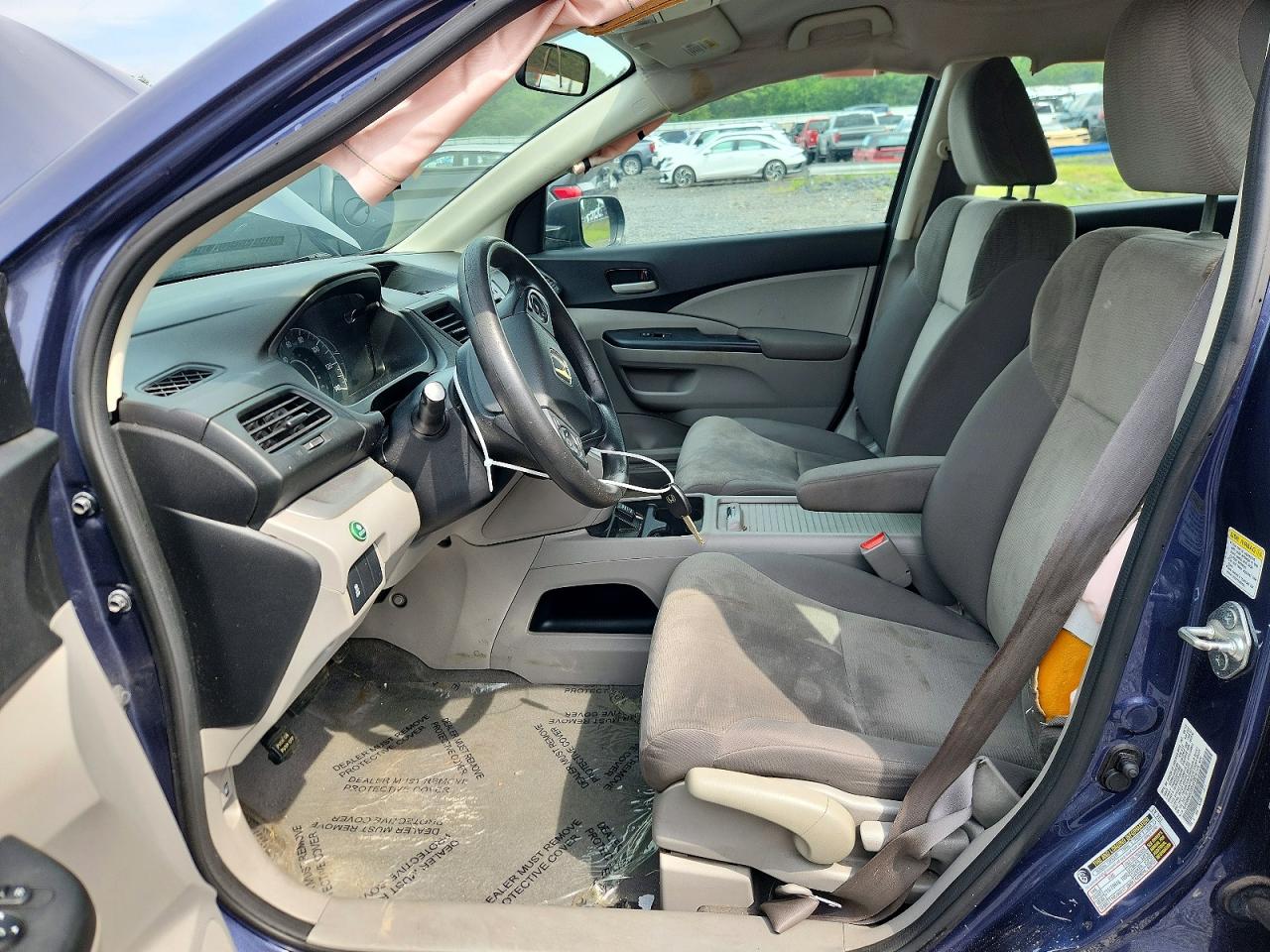 2012 Honda Cr-v Lx Blue vin: 5J6RM4H30CL073674