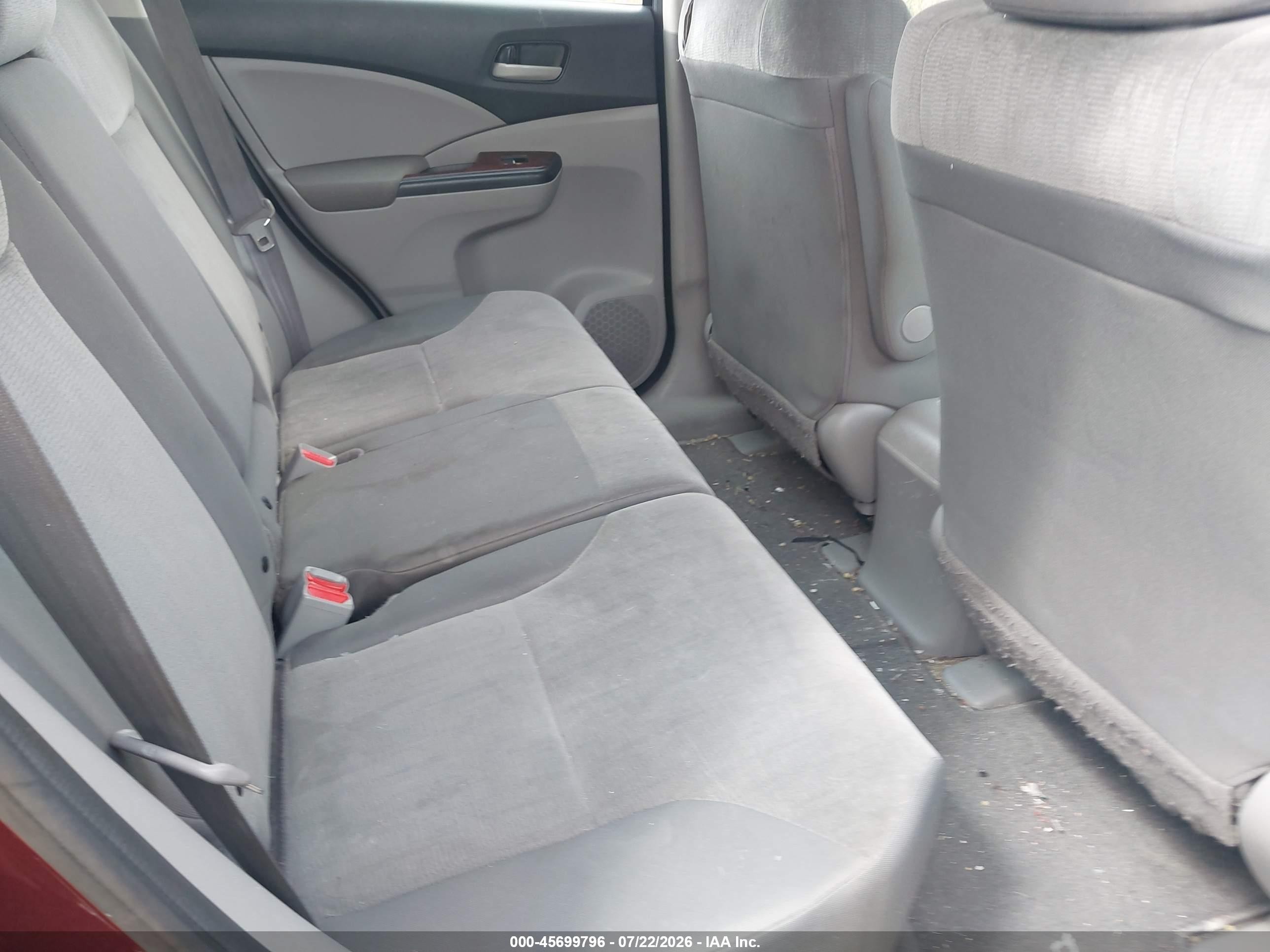 2012 Honda Cr-v Lx Purple vin: 5J6RM4H30CL078809